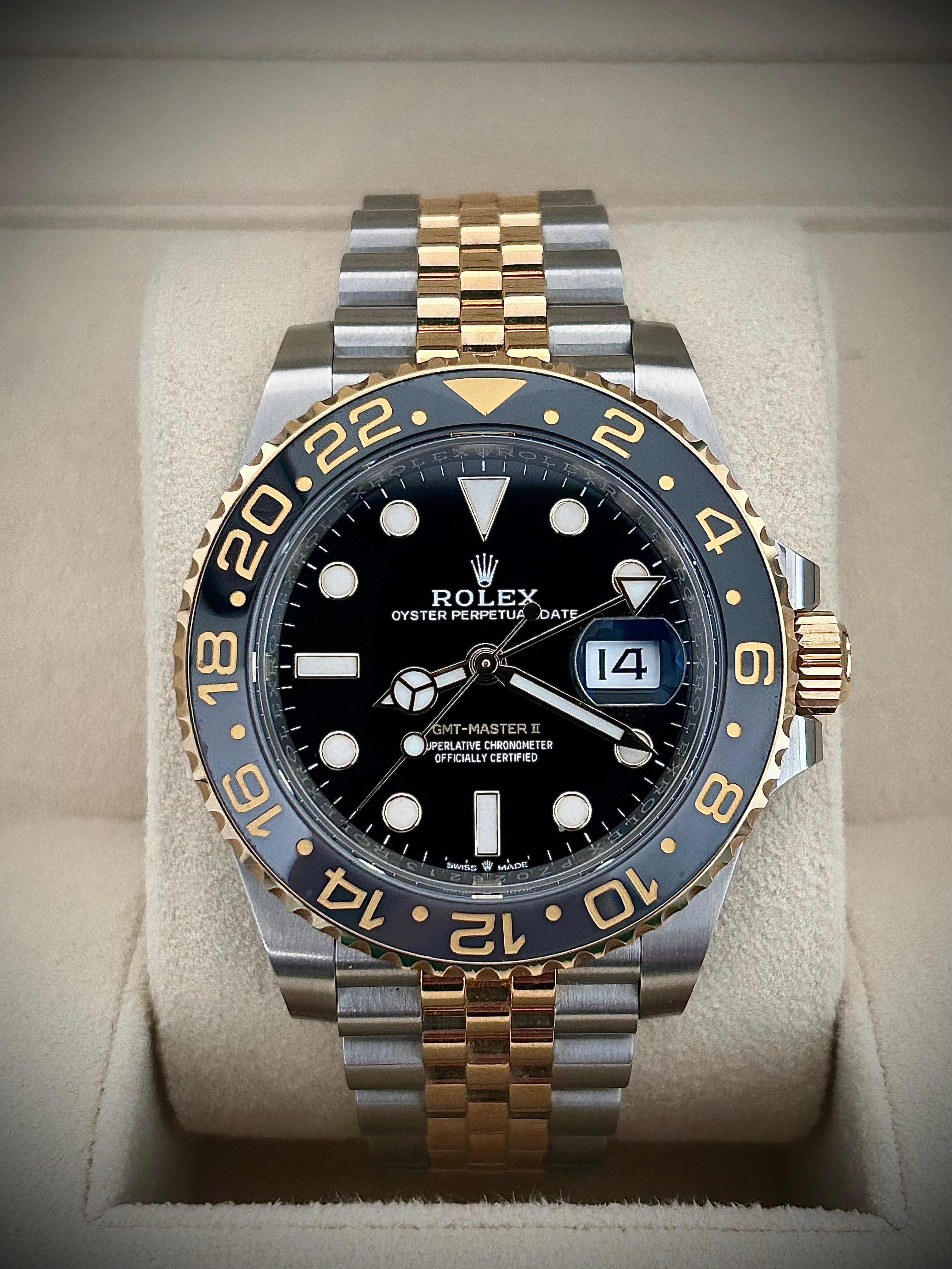 2023 ROLEX GMT MASTER II, ZOMBIE, 126713GRNR, FULL SET, INC GST