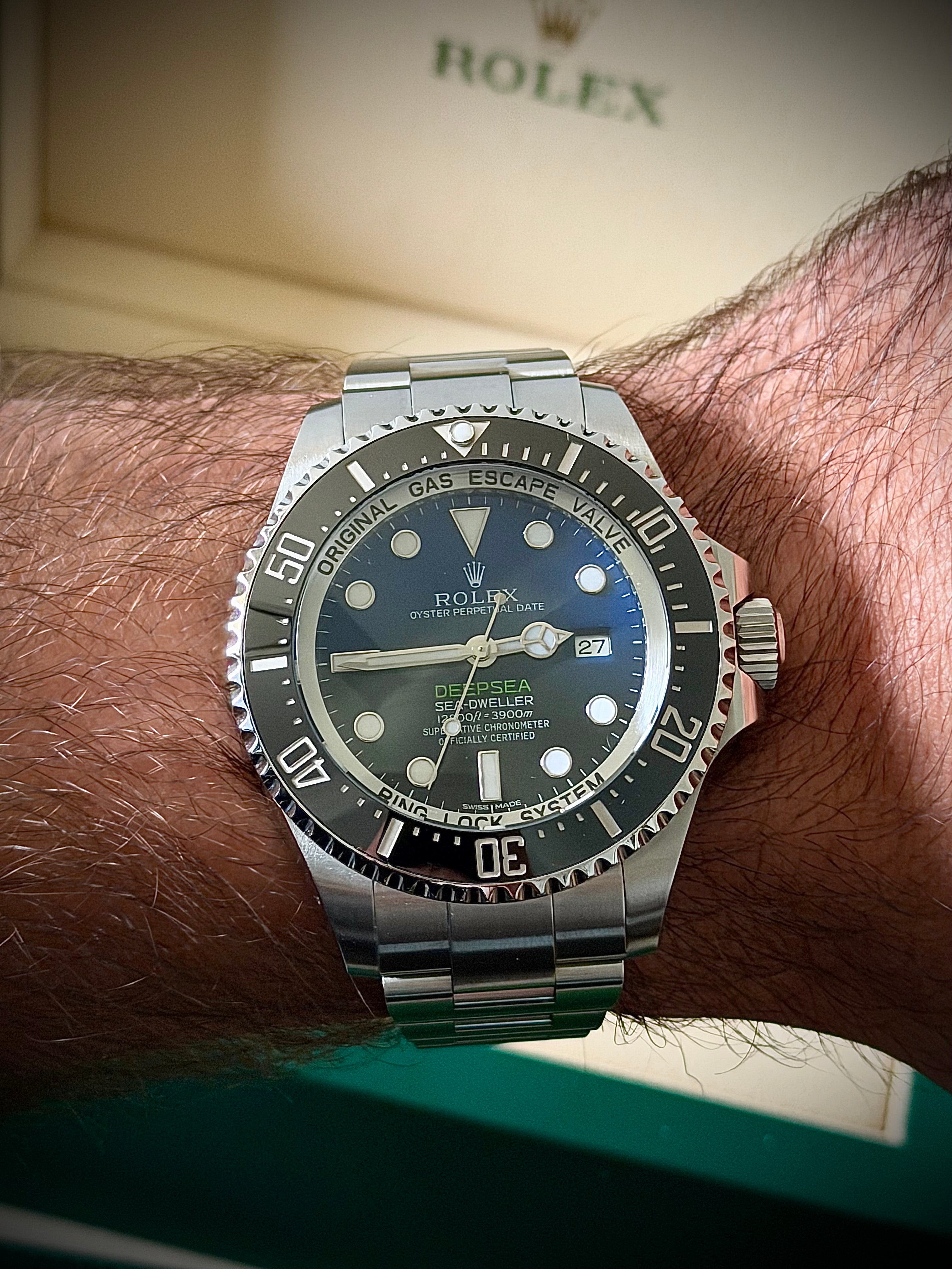 2017 ROLEX SEA-DWELLER DEEPSEA “JAMES CAMERON”, 116660, BOX AND PAPERS, INC GST