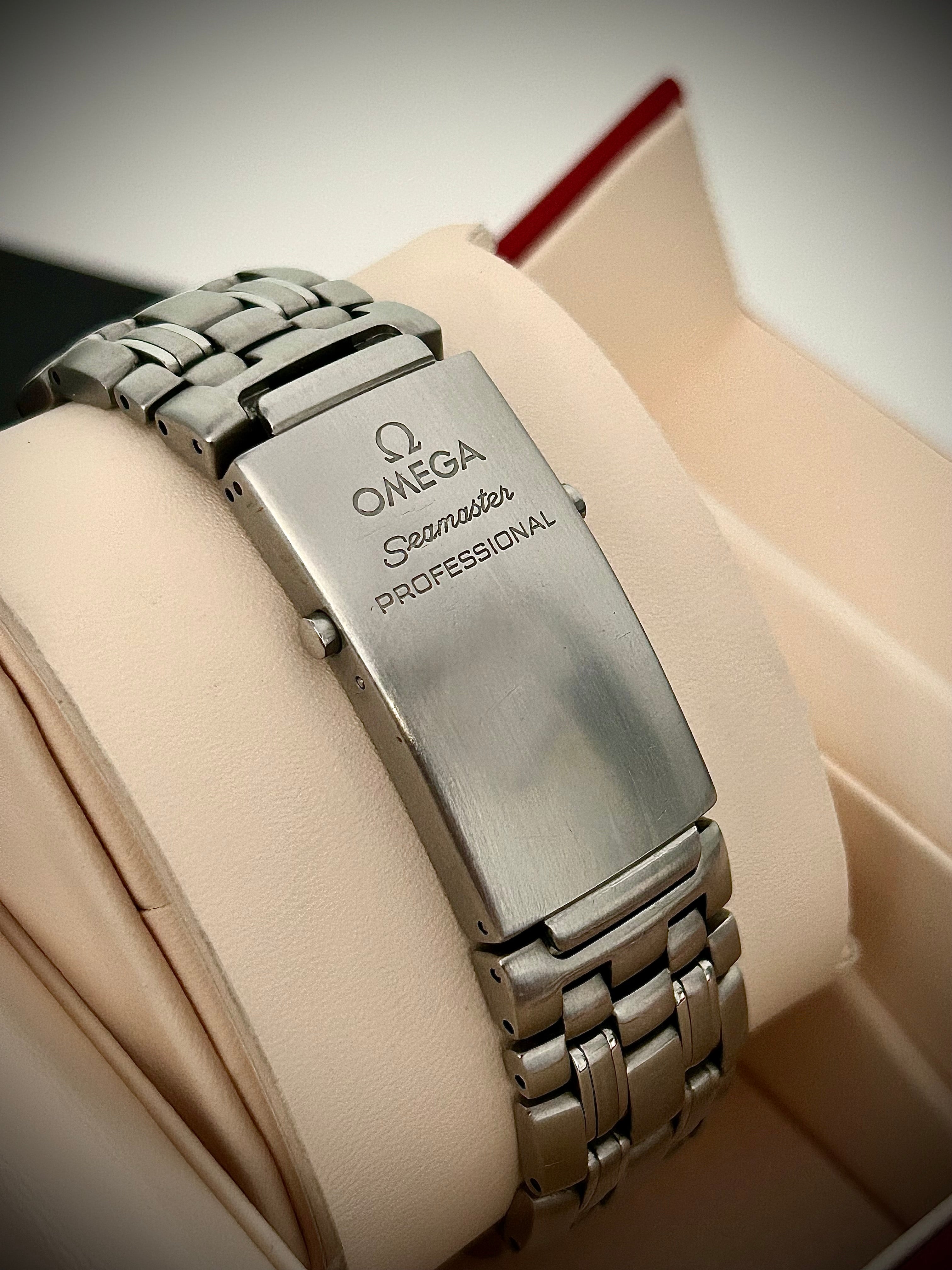 1998 OMEGA SEAMASTER 300, BOND, 196.1523, WATCH AND BOX, INC GST