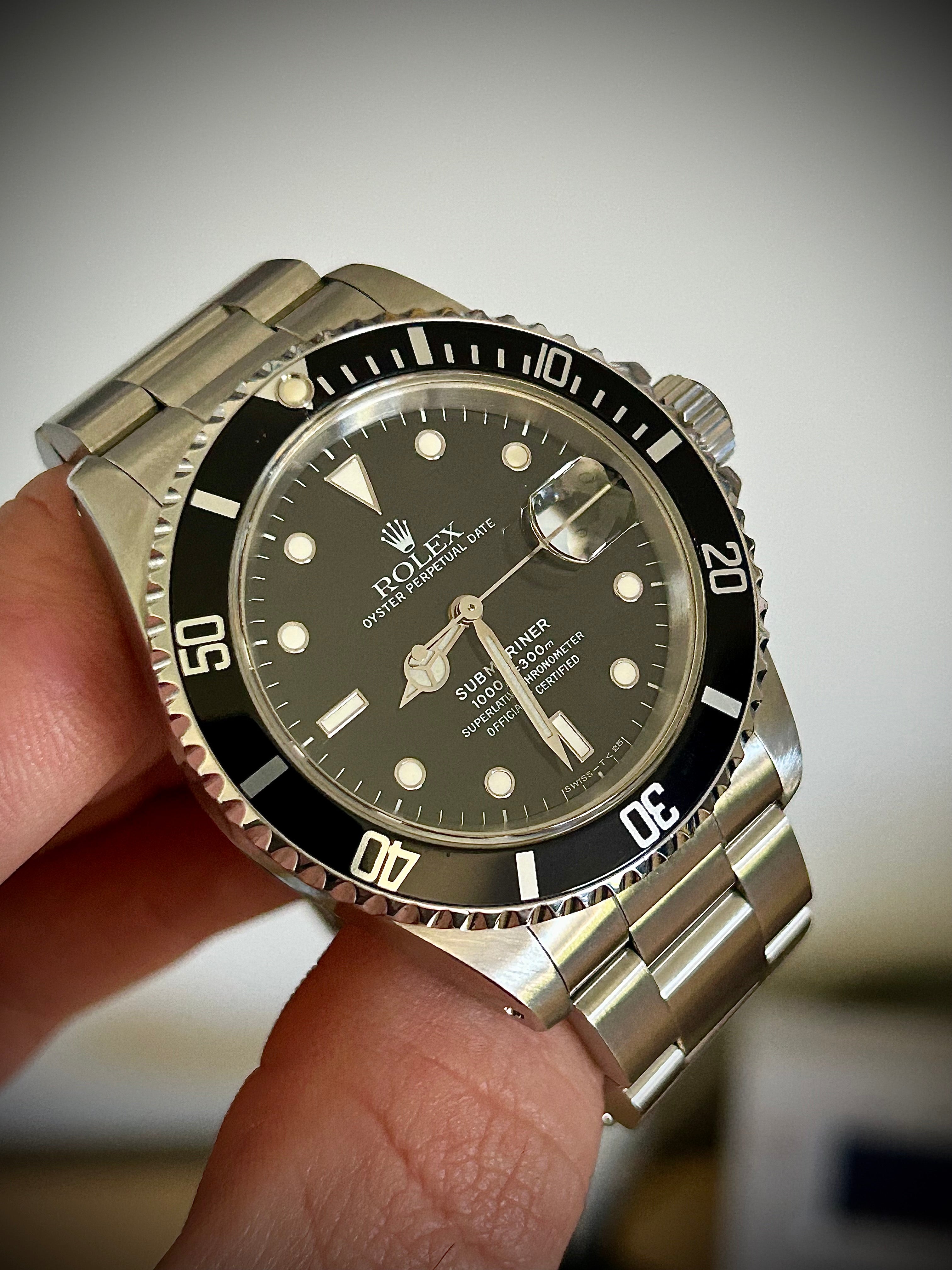 1993 ROLEX SUBMARINER DATE, 16610, BOX AND PAPERS, INC GST