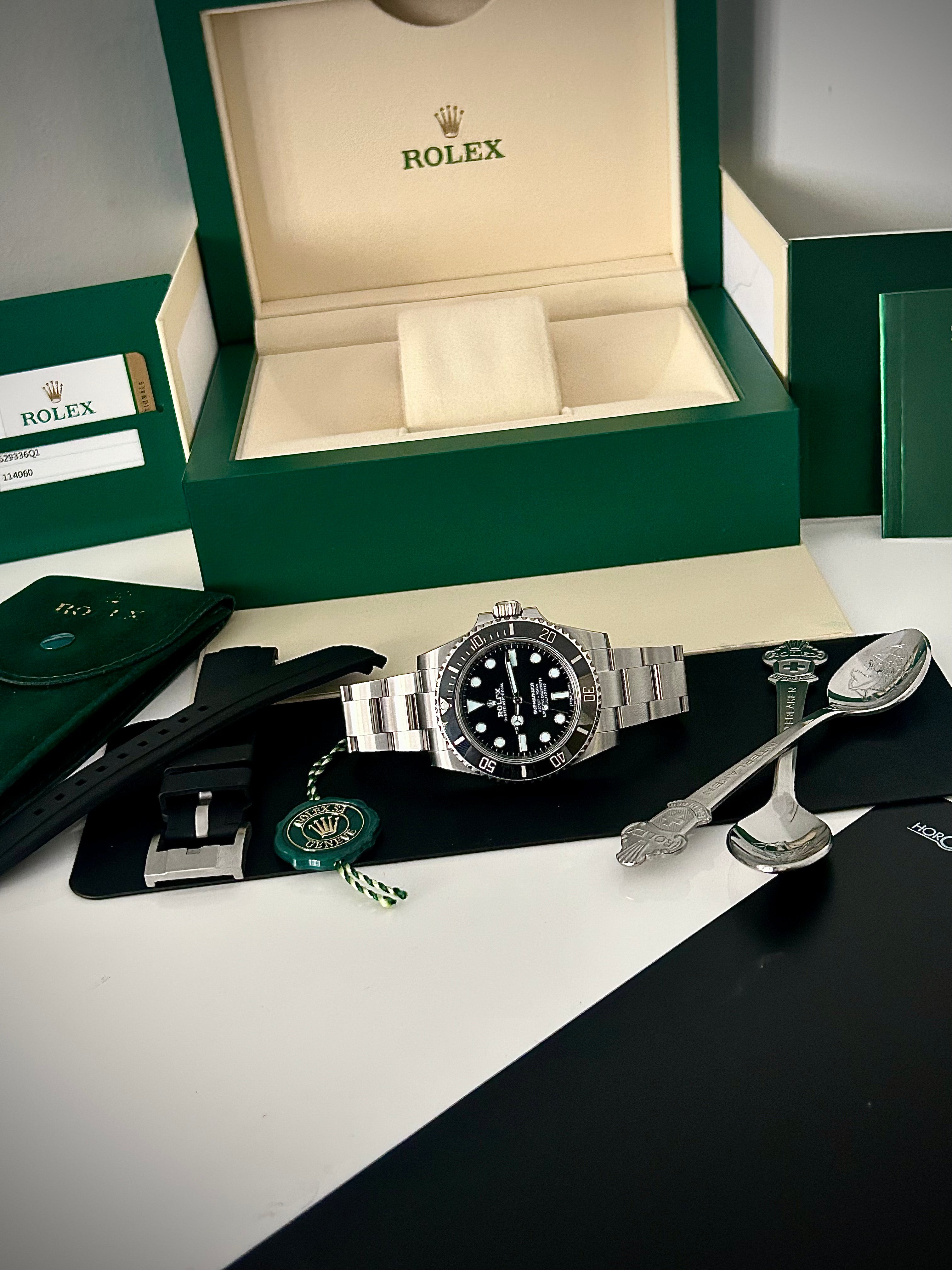 2020 ROLEX SUBMARINER NO DATE 114060, FULL SET, INC GST