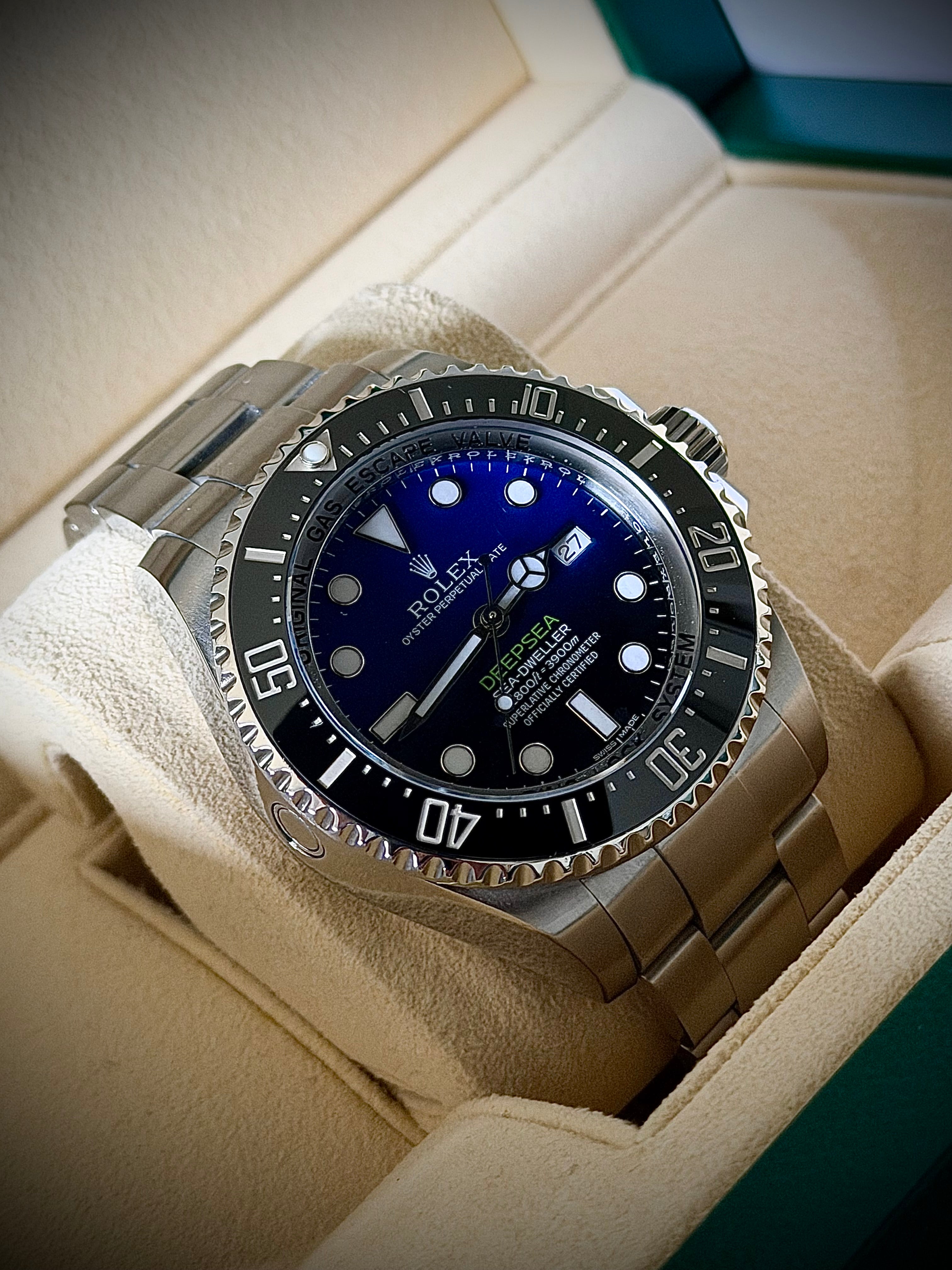 2017 ROLEX SEA-DWELLER DEEPSEA “JAMES CAMERON”, 116660, BOX AND PAPERS, INC GST
