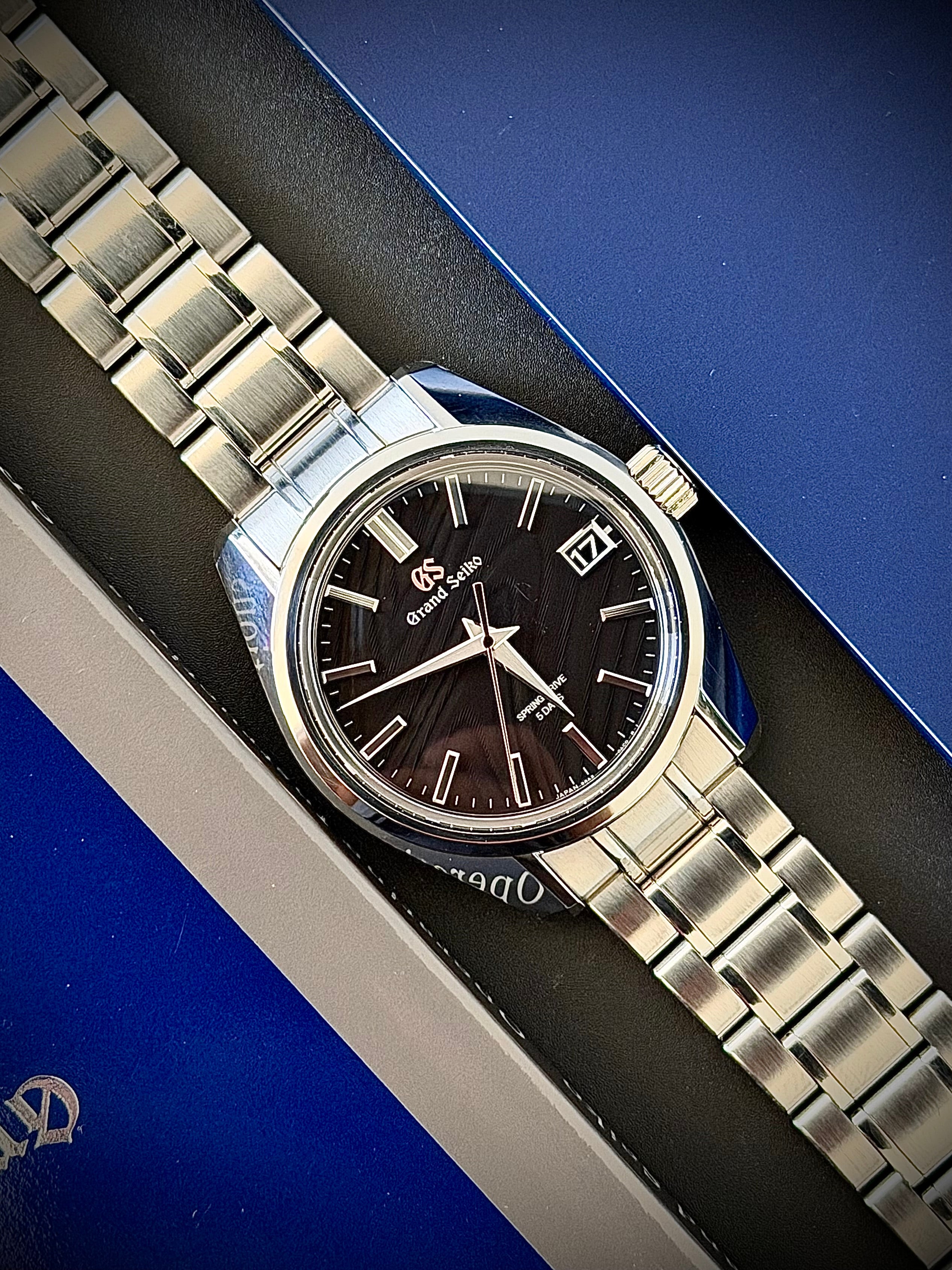 2022 GRAND SEIKO 55TH ANNIVERSARY LIMITED EDITION SPRING DRIVE, SLGA013G,(296/550), FULL SET, INC GST