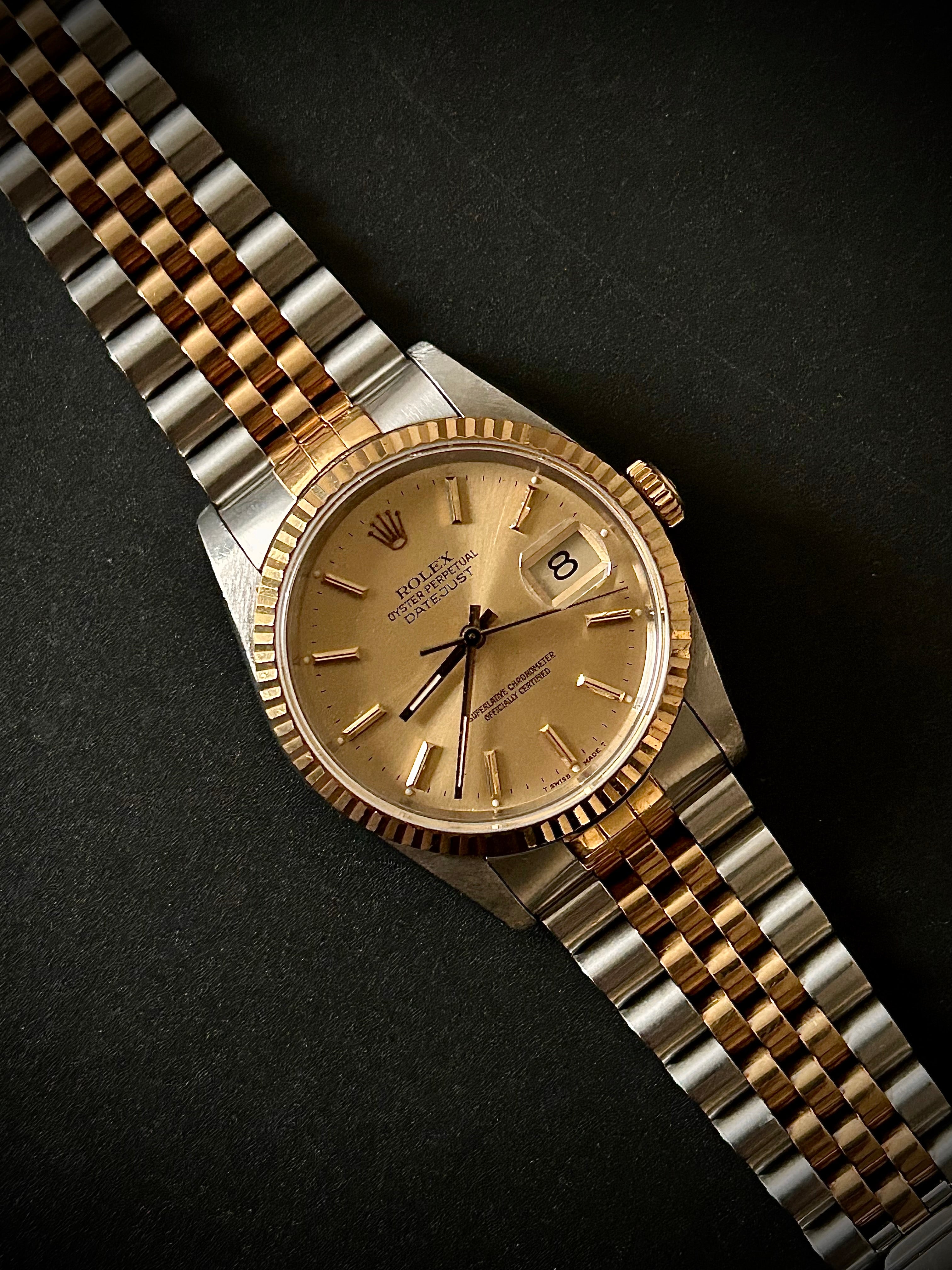 1989 ROLEX DATEJUST, 16233, WATCH ONLY, INC GST