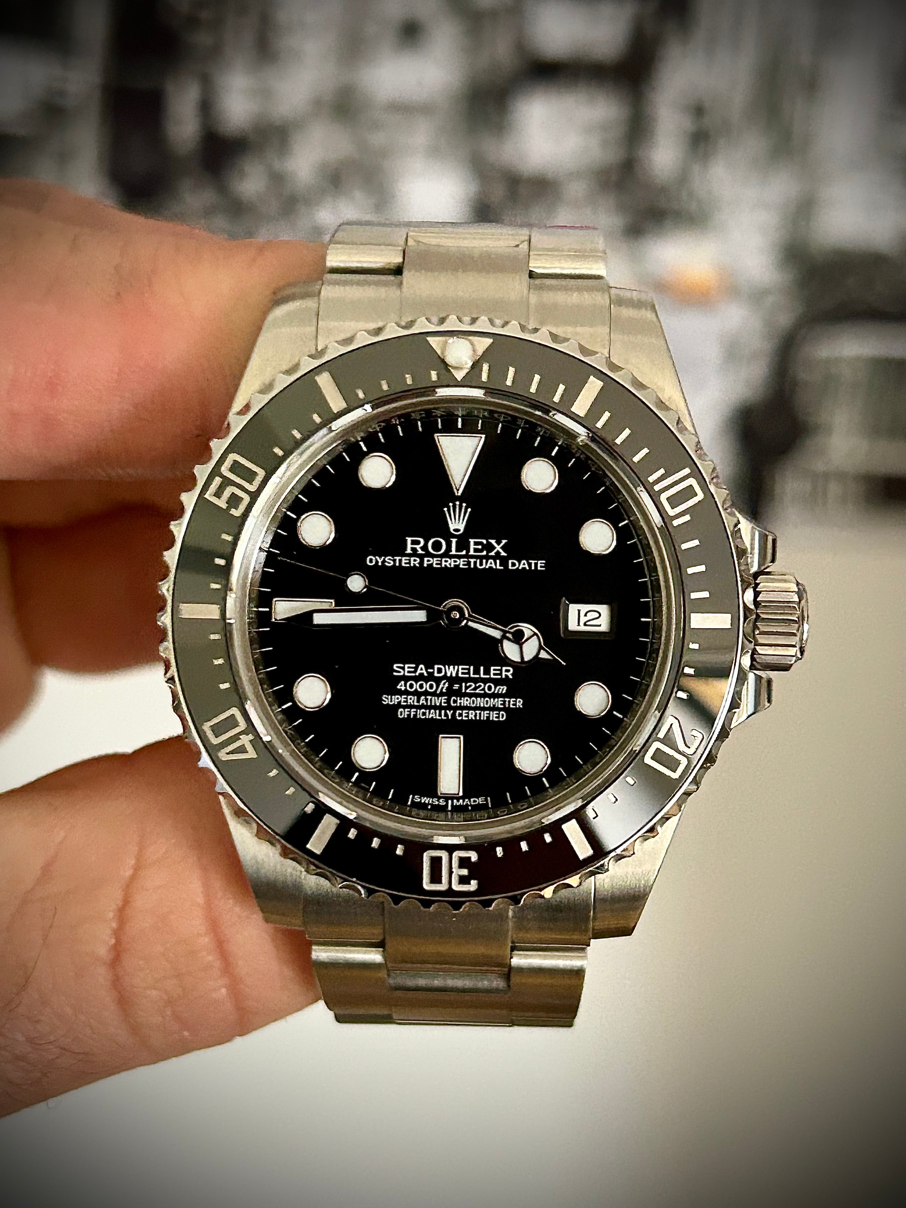 2017 ROLEX SEA-DWELLER 4000, 116600, BOX AND PAPERS, GST INC
