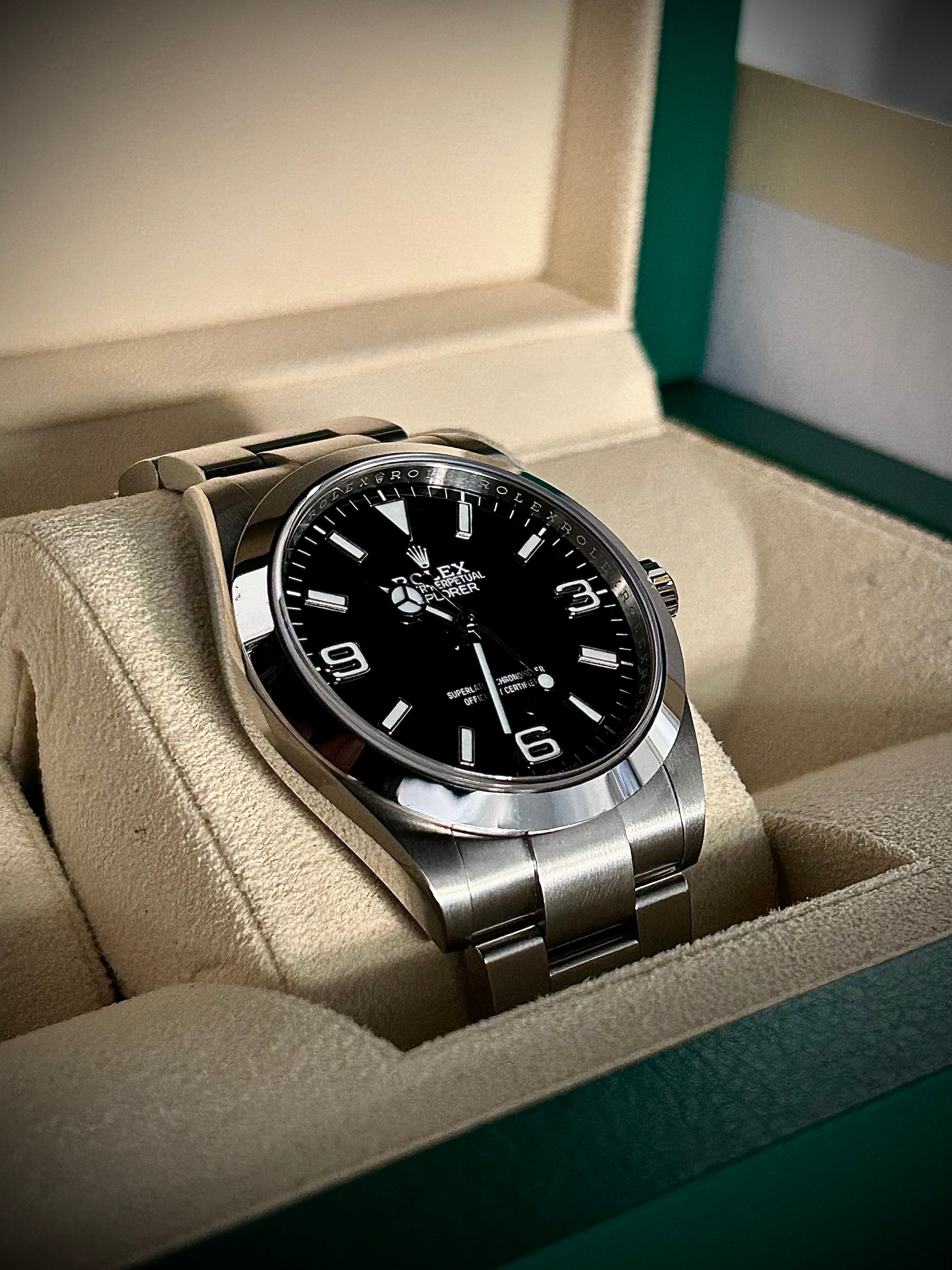 2024 ROLEX EXPLORER, 224270, FULL SET, INC GST