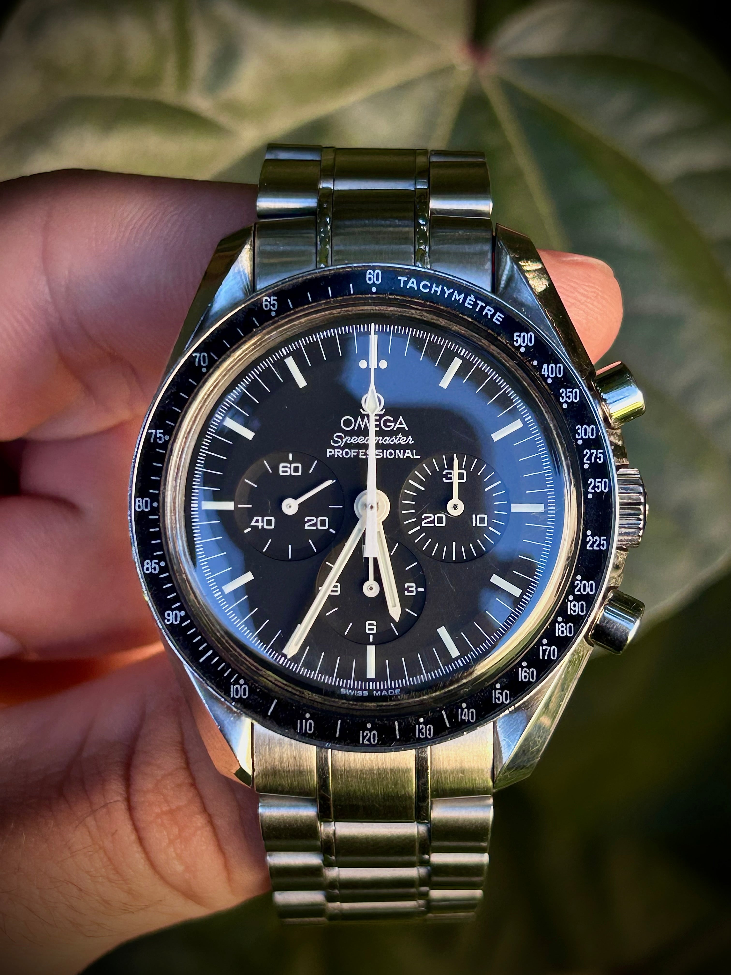 2006 OMEGA SPEEDMASTER PROFESSIONAL, FULL SET, INC GST