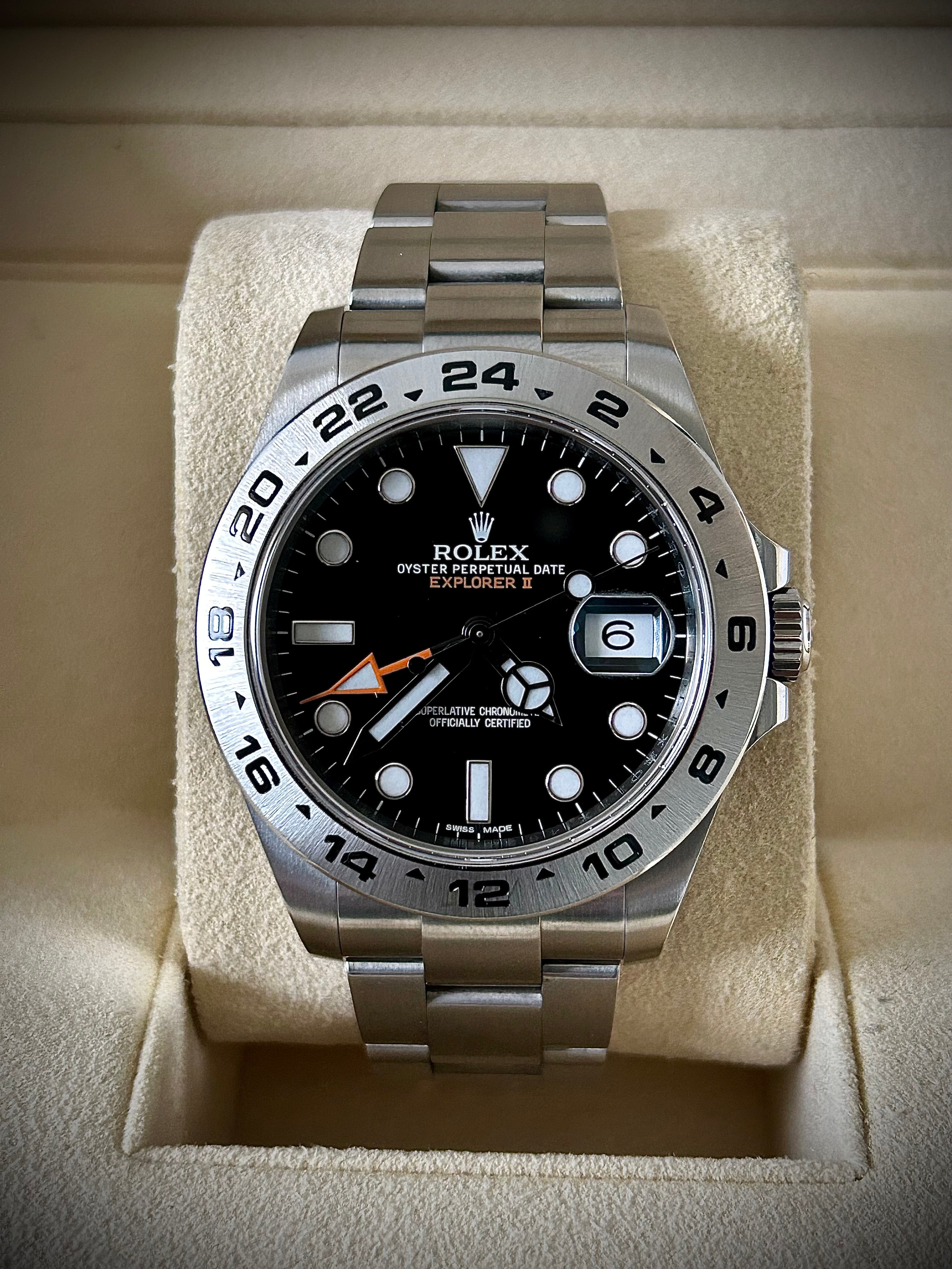 2016 ROLEX EXPLORER II, 216570, BOX AND PAPERS, INC GST