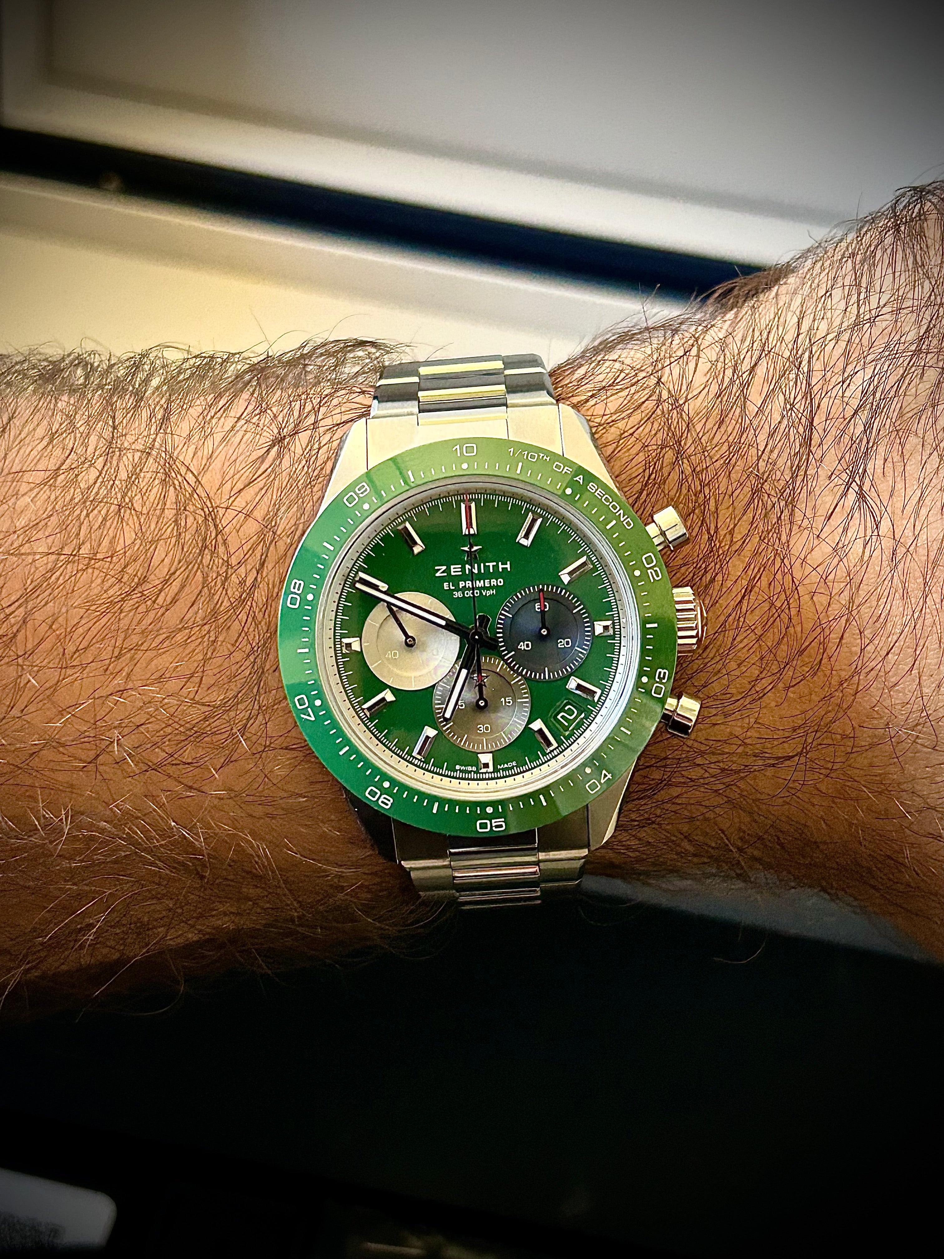 2024 ZENITH CHRONOMASTER SPORT GREEN, FULL SET, INC GST