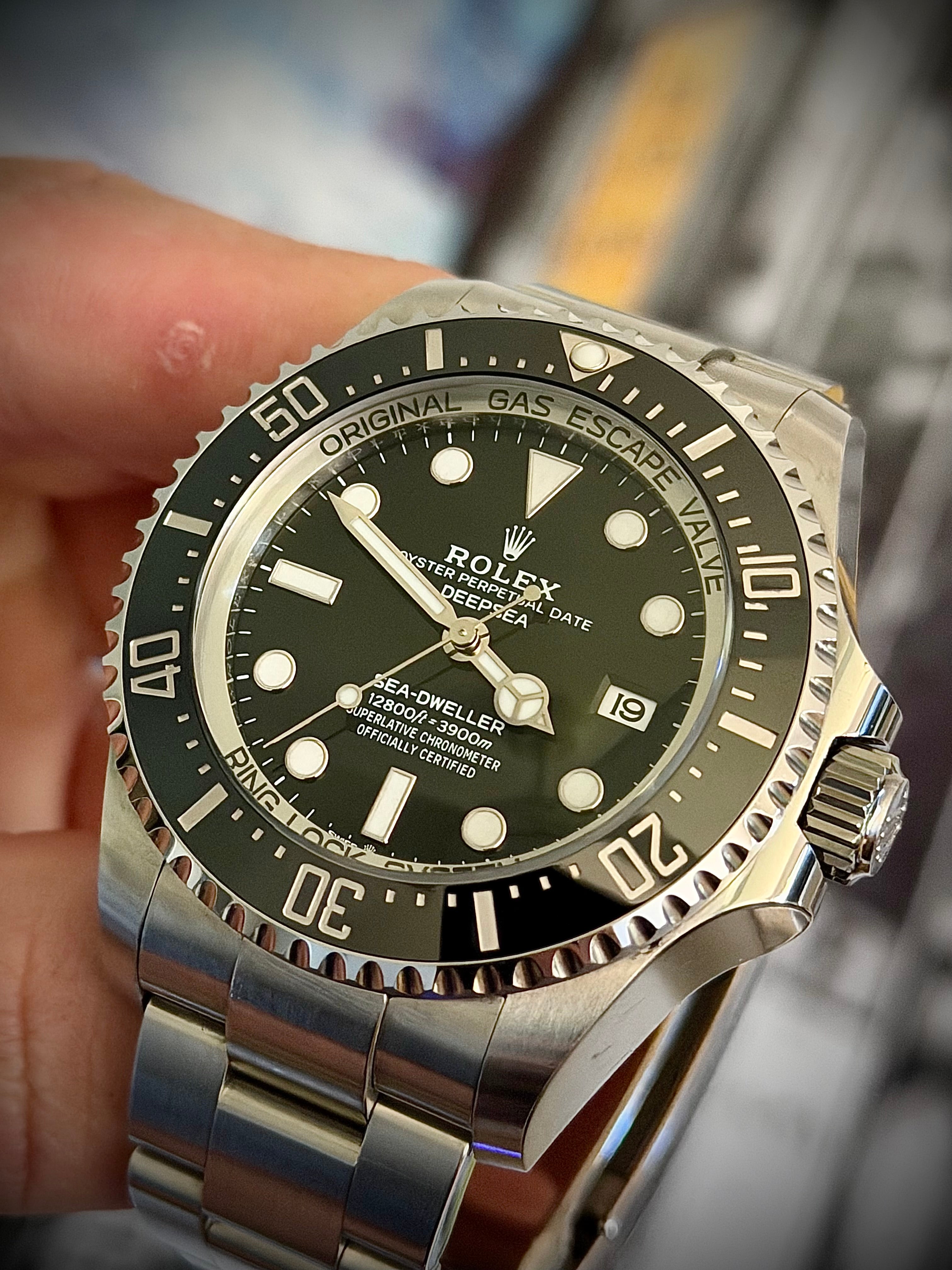 2024 ROLEX DEEPSEA, 136660, BLACK DIAL, BOX & PAPERS, INC GST