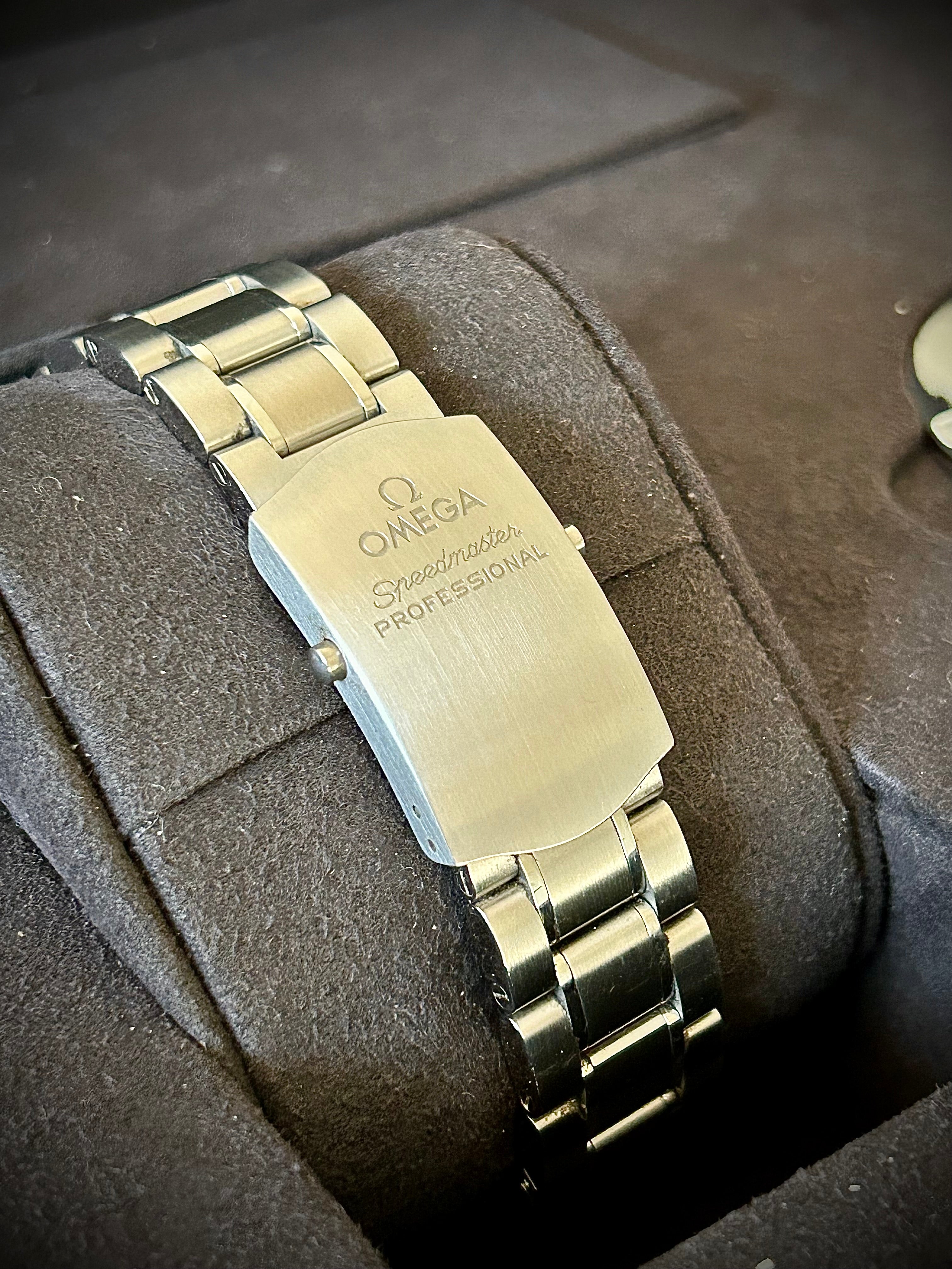 2020 OMEGA SPEEDMASTER MOONWATCH SAPPHIRE SANDWICH, BIG BOX, FULL SET, INC GST