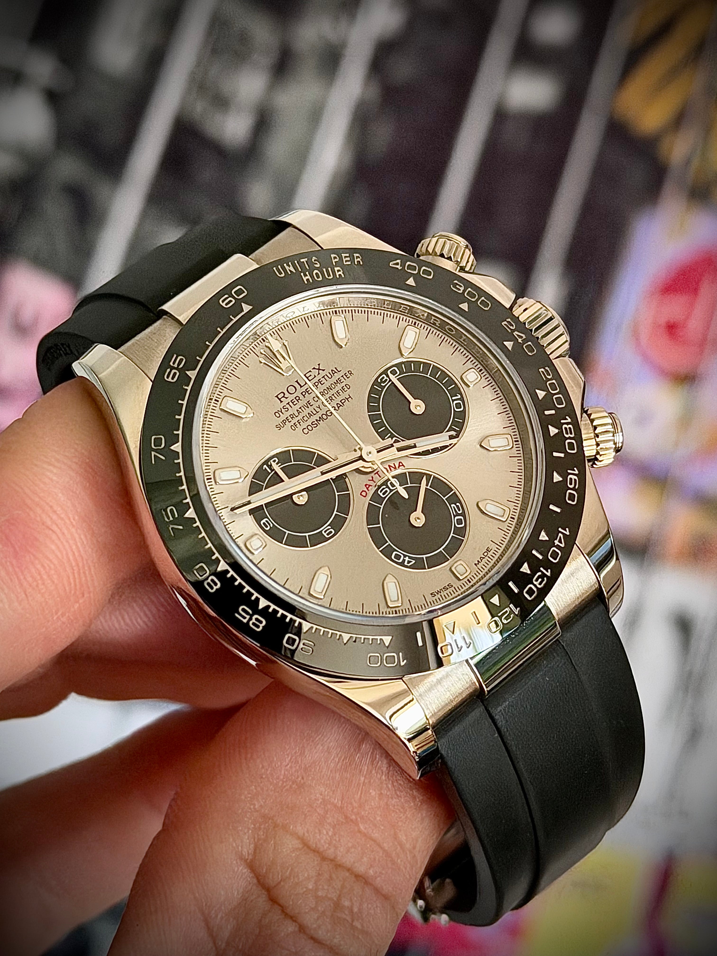 2019 ROLEX COSMOGRAPH DAYTONA “GHOST”, 116519LN, 18CT WHITE GOLD, OYSTERFLEX, FULL SET, INC GST