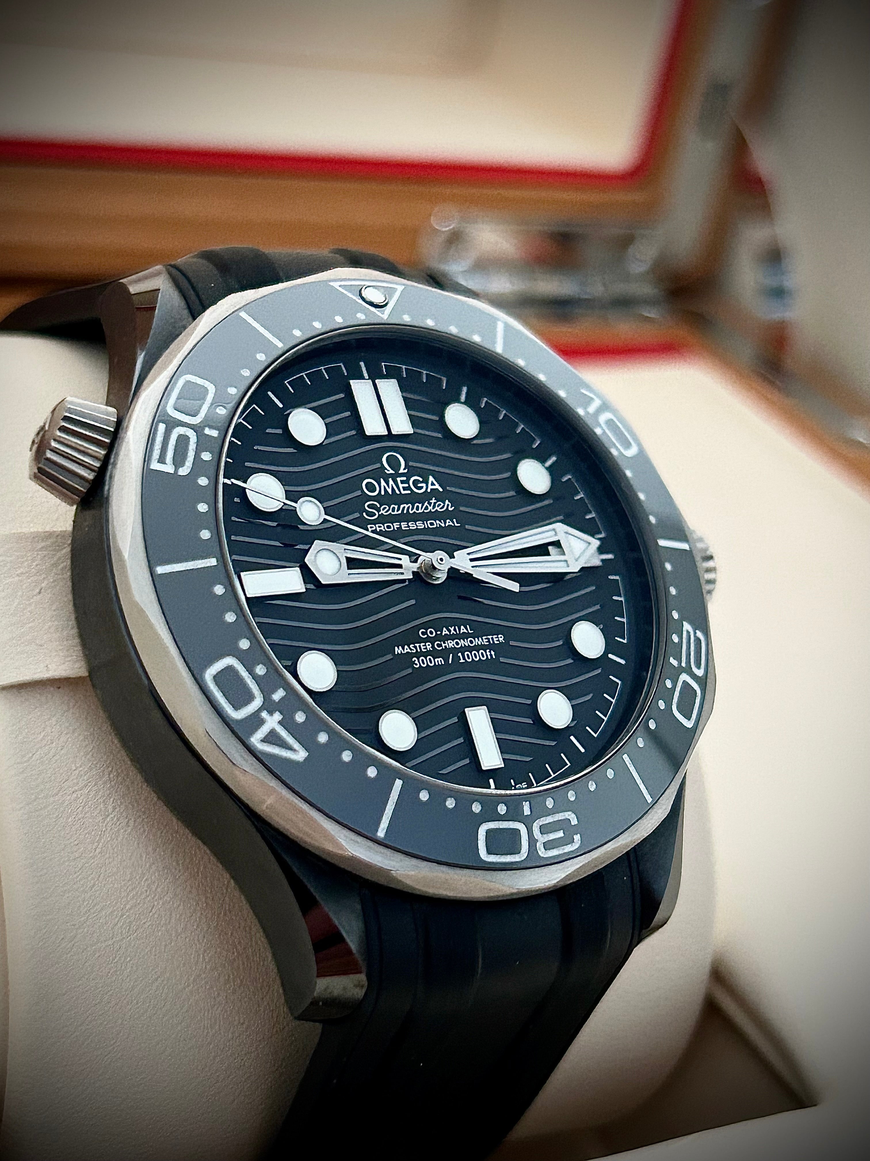 2019 OMEGA SEAMASTER 300 CERAMIC, FULL SET, INC GST