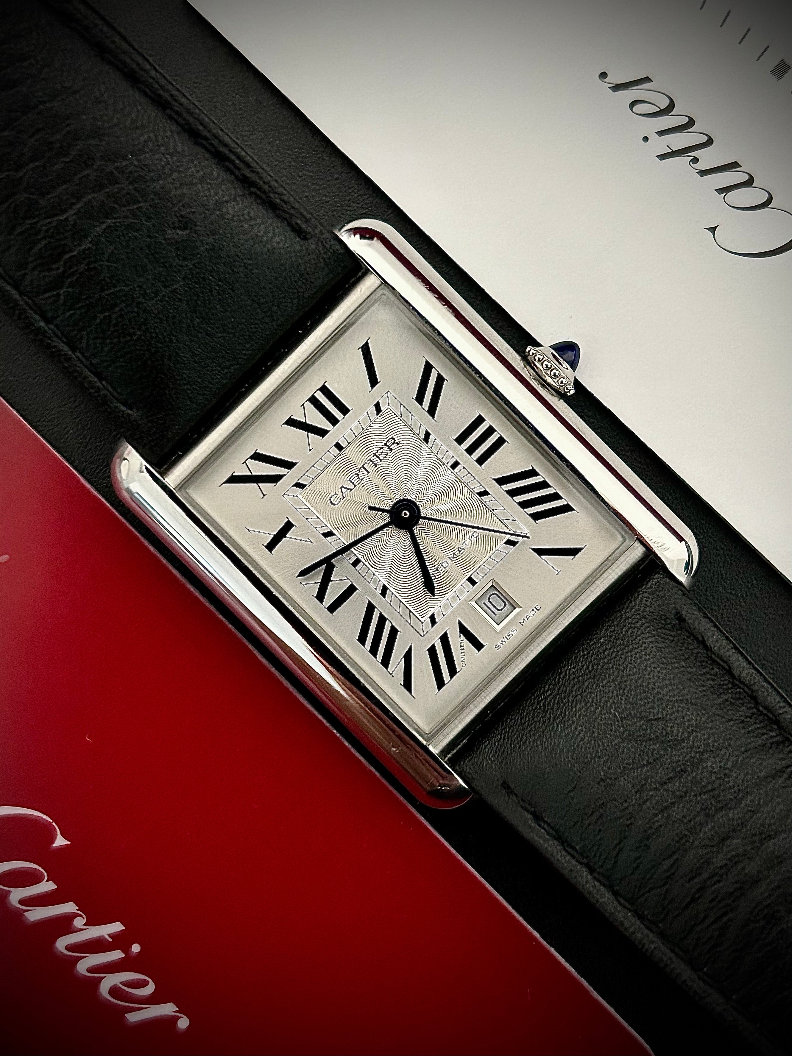 2022 CARTIER TANK XL AUTOMATIC, FULL SET, INC GST