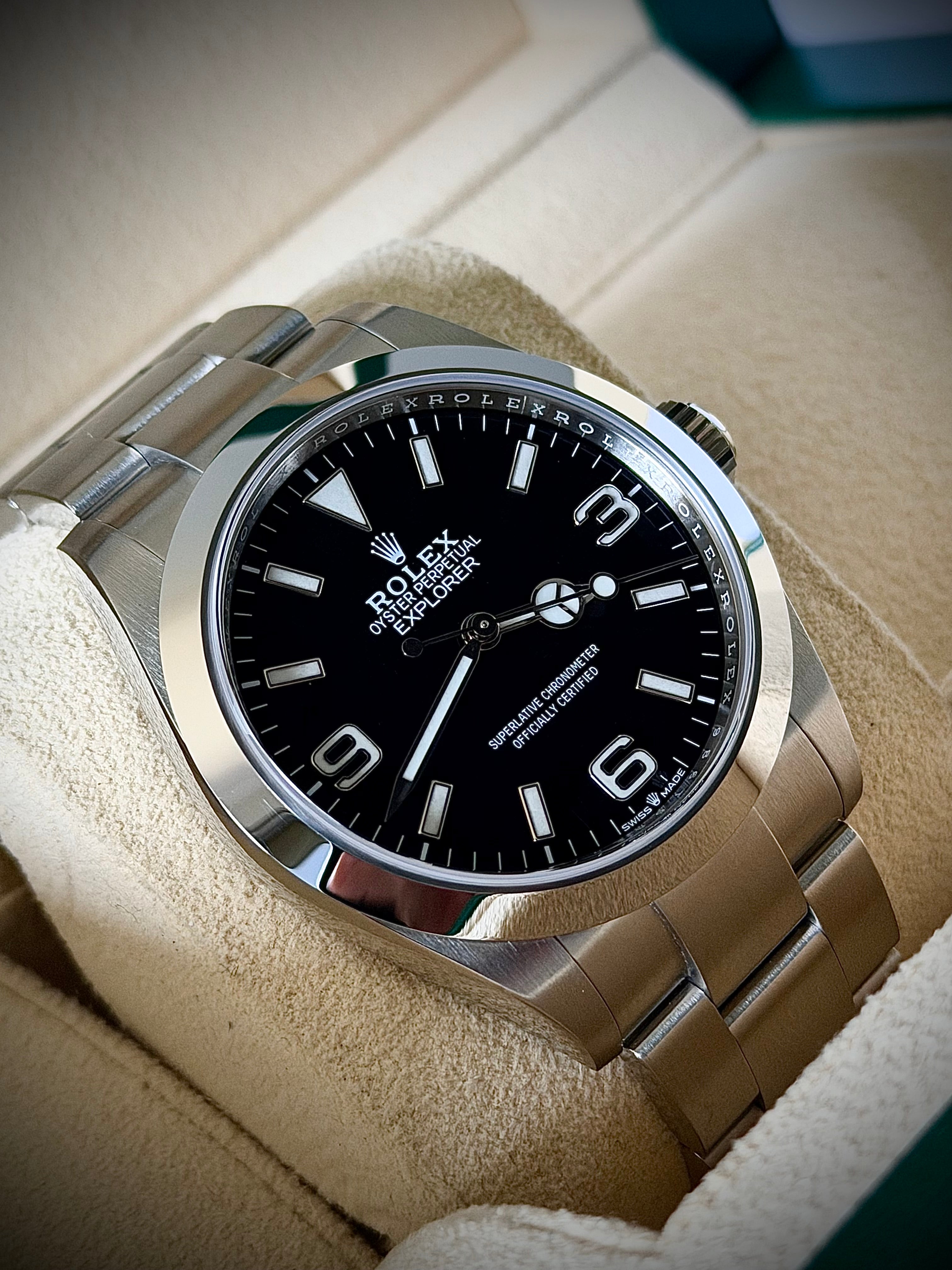 2023 ROLEX EXPLORER 40, 224270, FULL SET, MINT CONDITION, INC GST