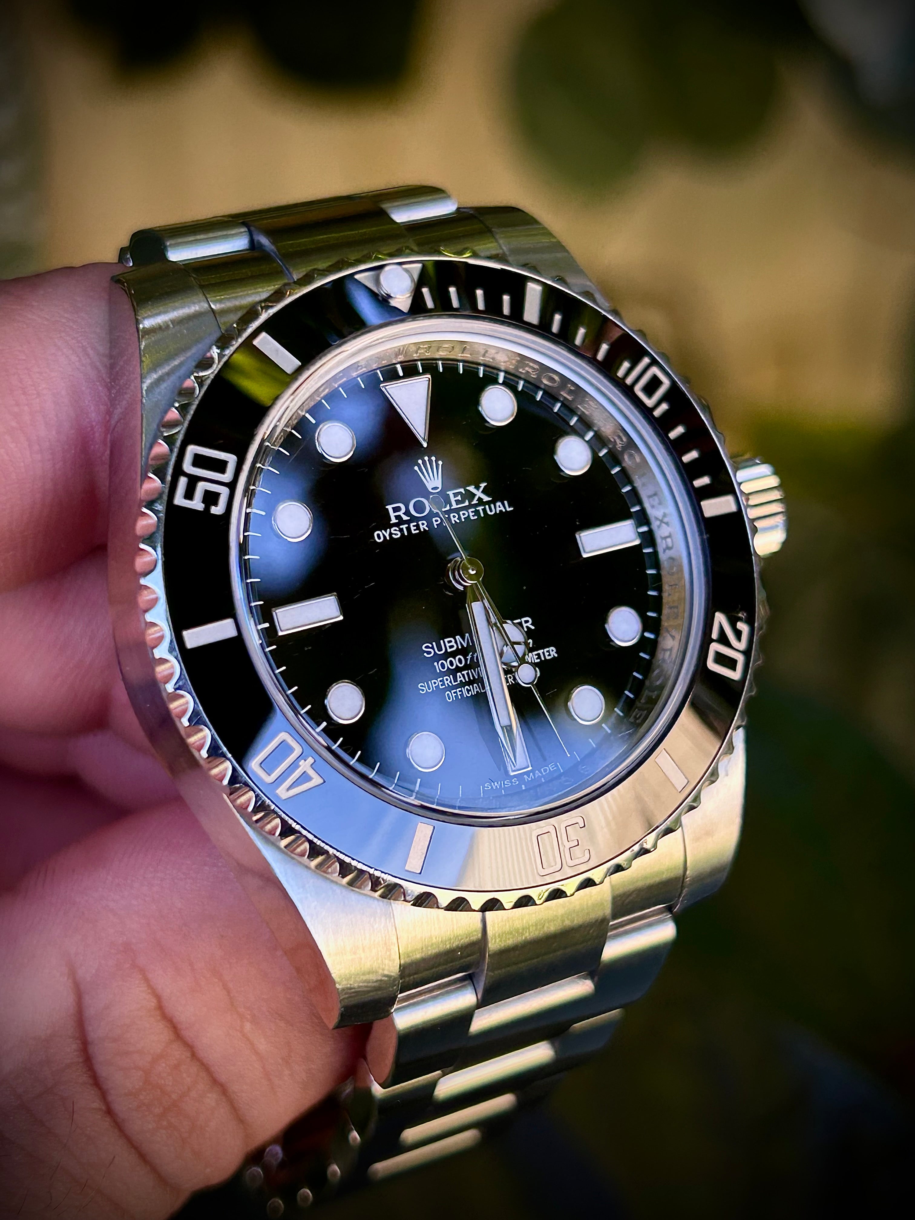 2013 ROLEX SUBMARINER NO DATE, 114060, FULL SET, INC GST