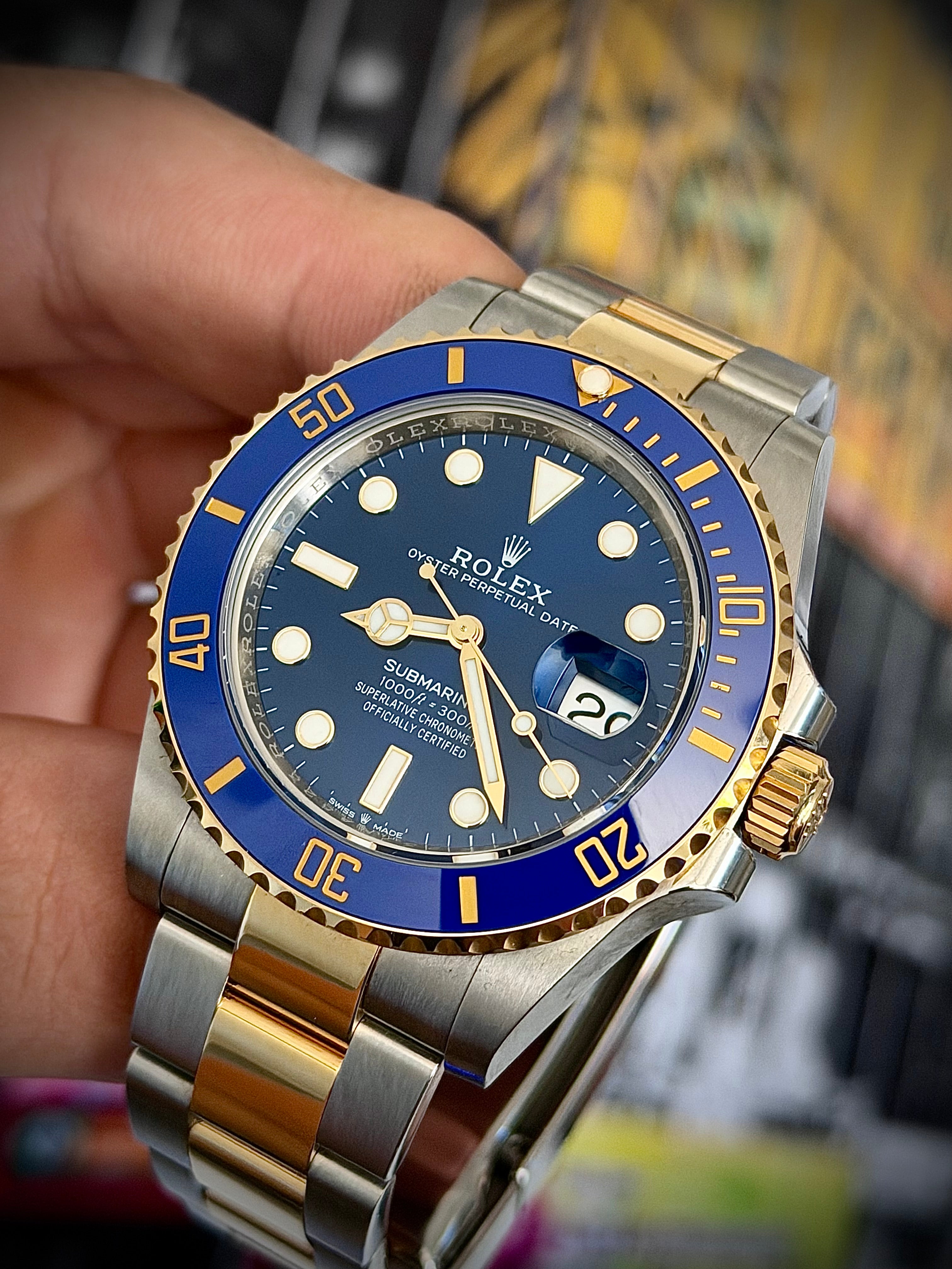 2024 ROLEX SUBMARINER BLUESY 126613LB, FULL SET, INC GST