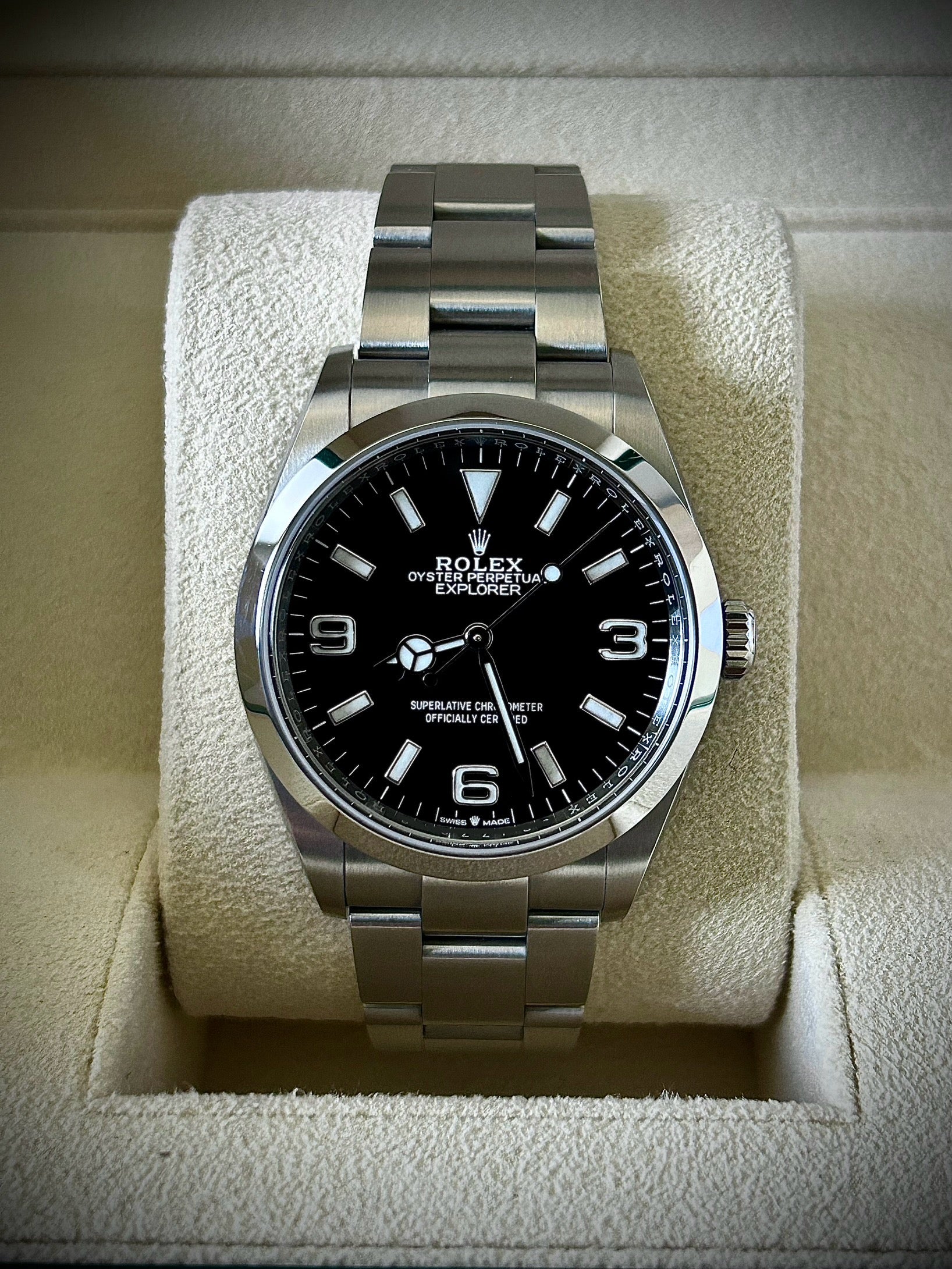 2023 ROLEX EXPLORER 36, 124270, FULL SET, INC GST