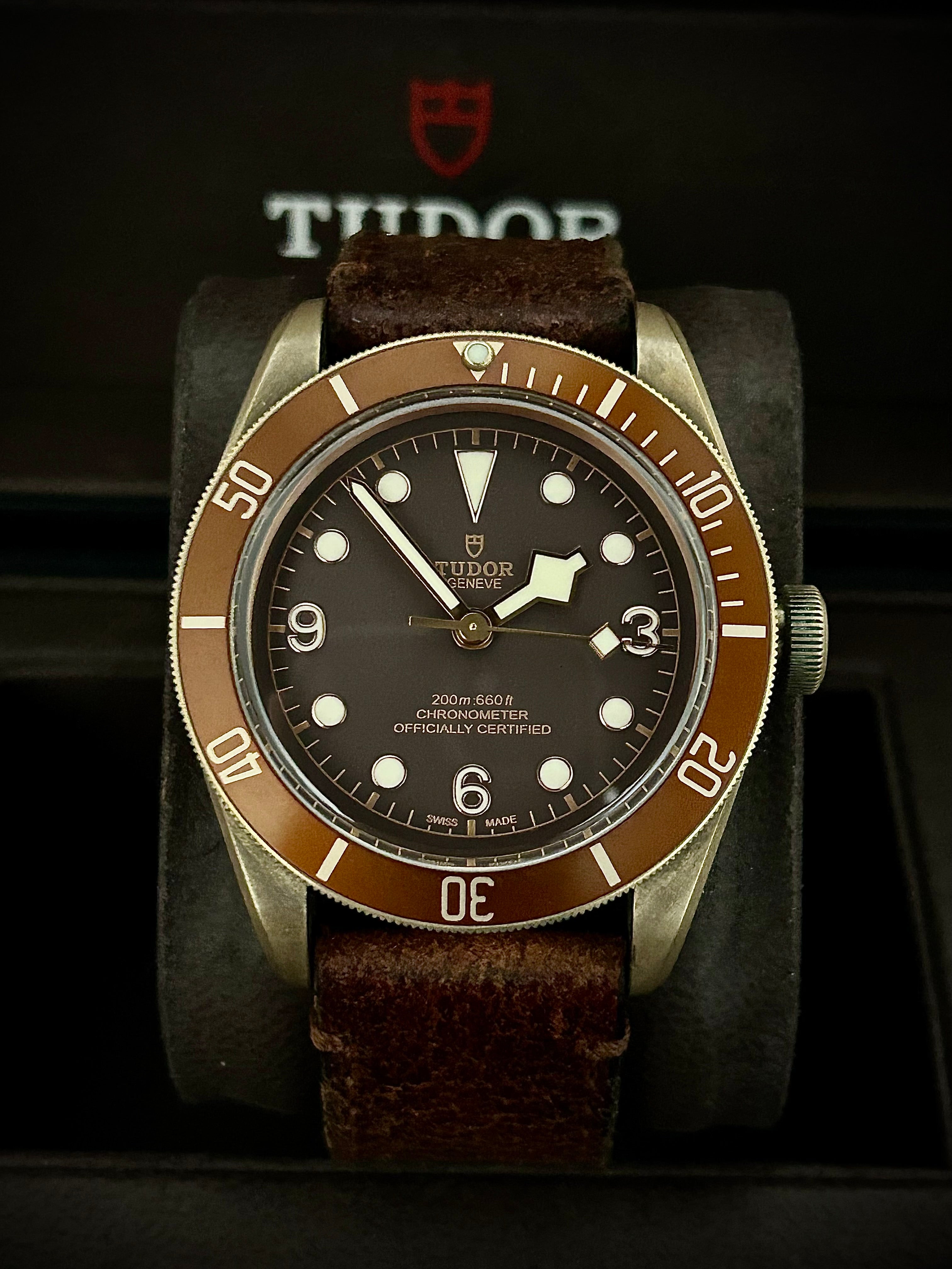 2017 TUDOR BLACK BAY BRONZE, 79250BM, FULL SET, INC GST