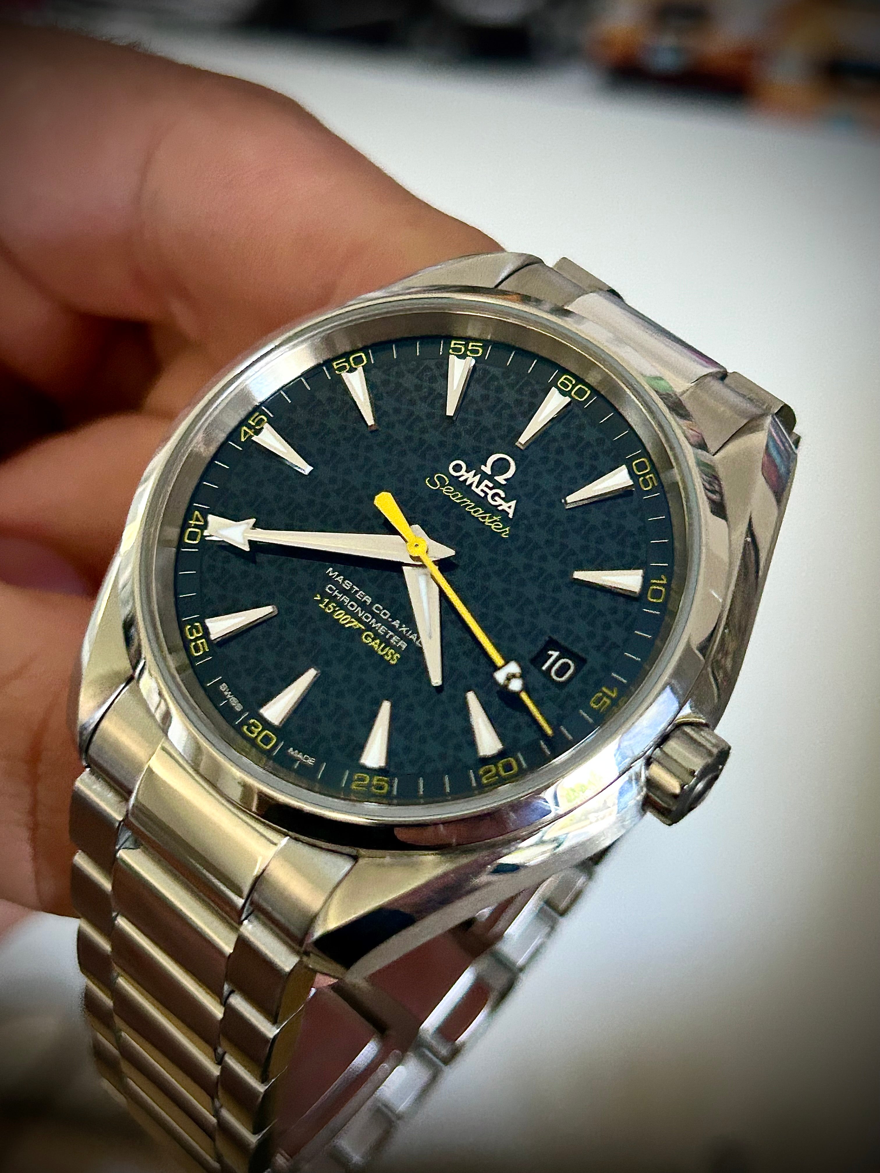 2016 OMEGA SEAMASTER AQUA TERRA, JAMES BOND 007 “SPECTRE”, FULL SET, INC GST