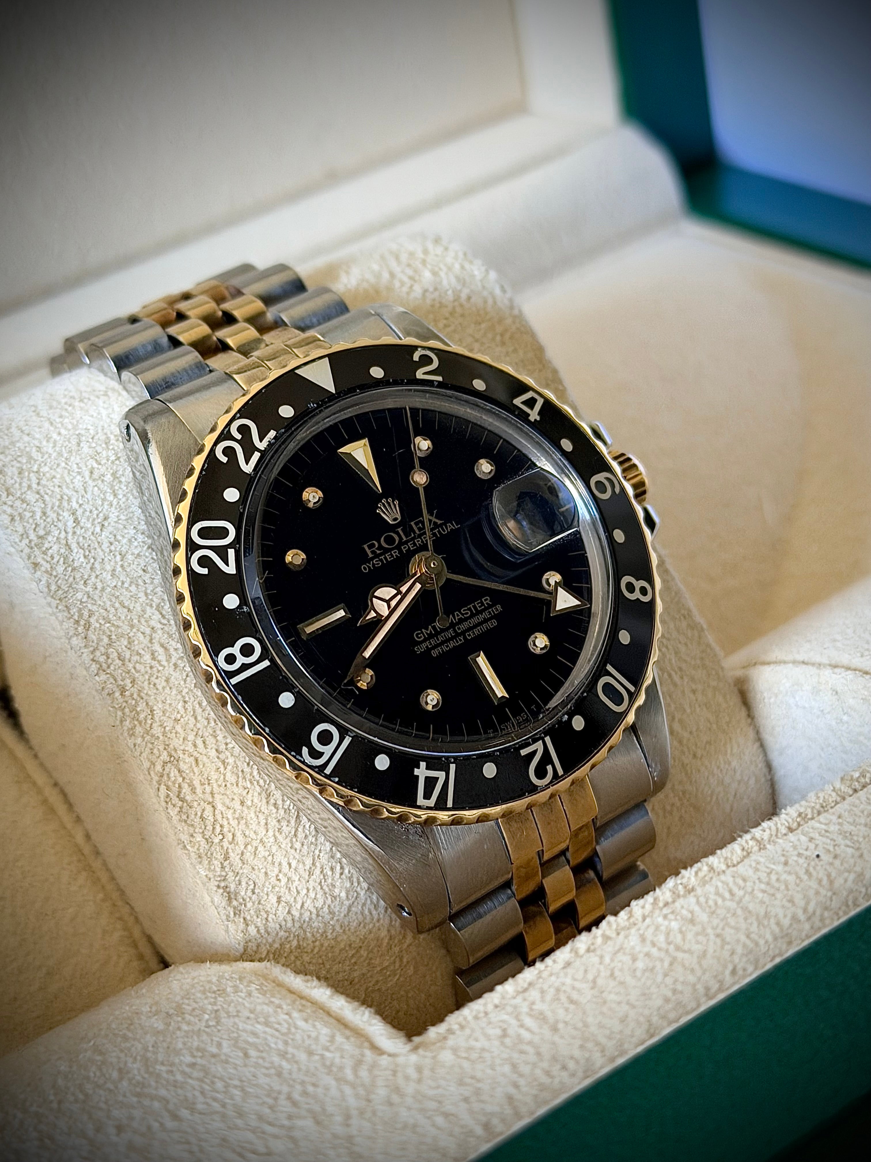 1972 ROLEX GMT-MASTER, 1675, WATCH ONLY, INC GST