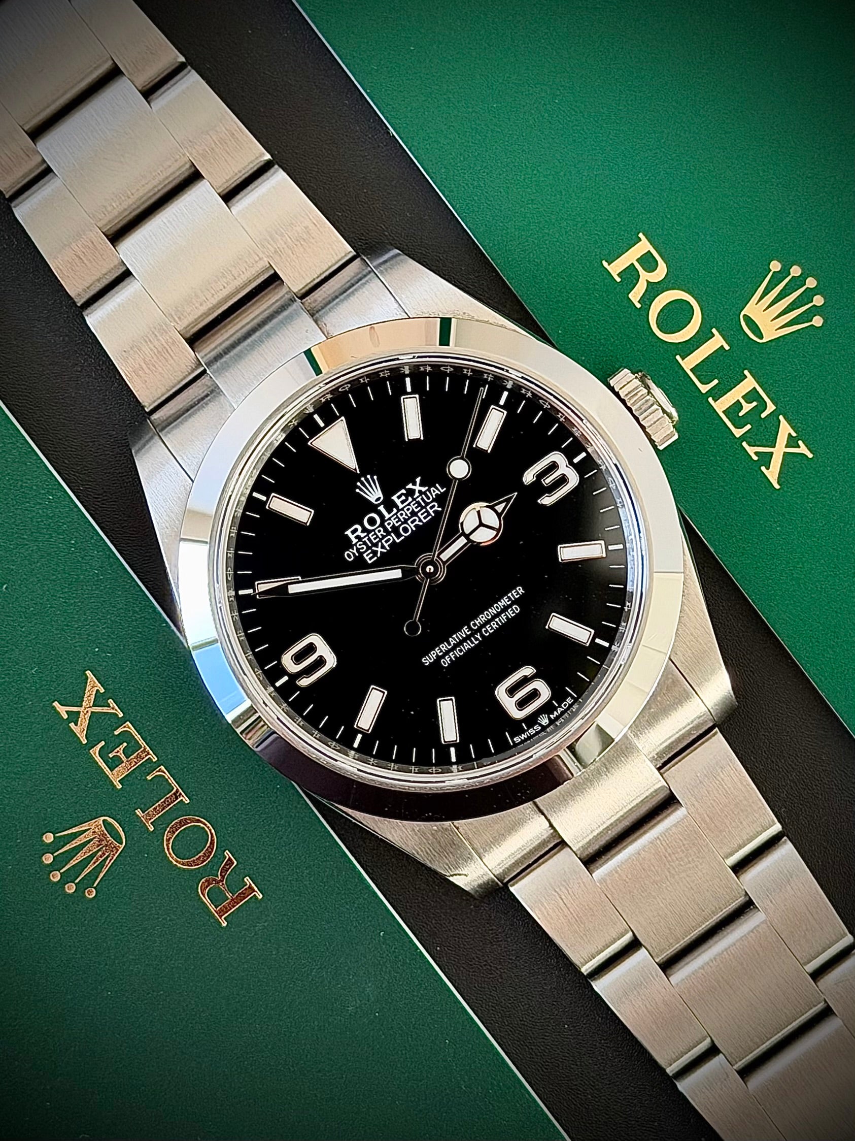 2024 ROLEX EXPLORER 40, 224270, FULL SET, INC GST