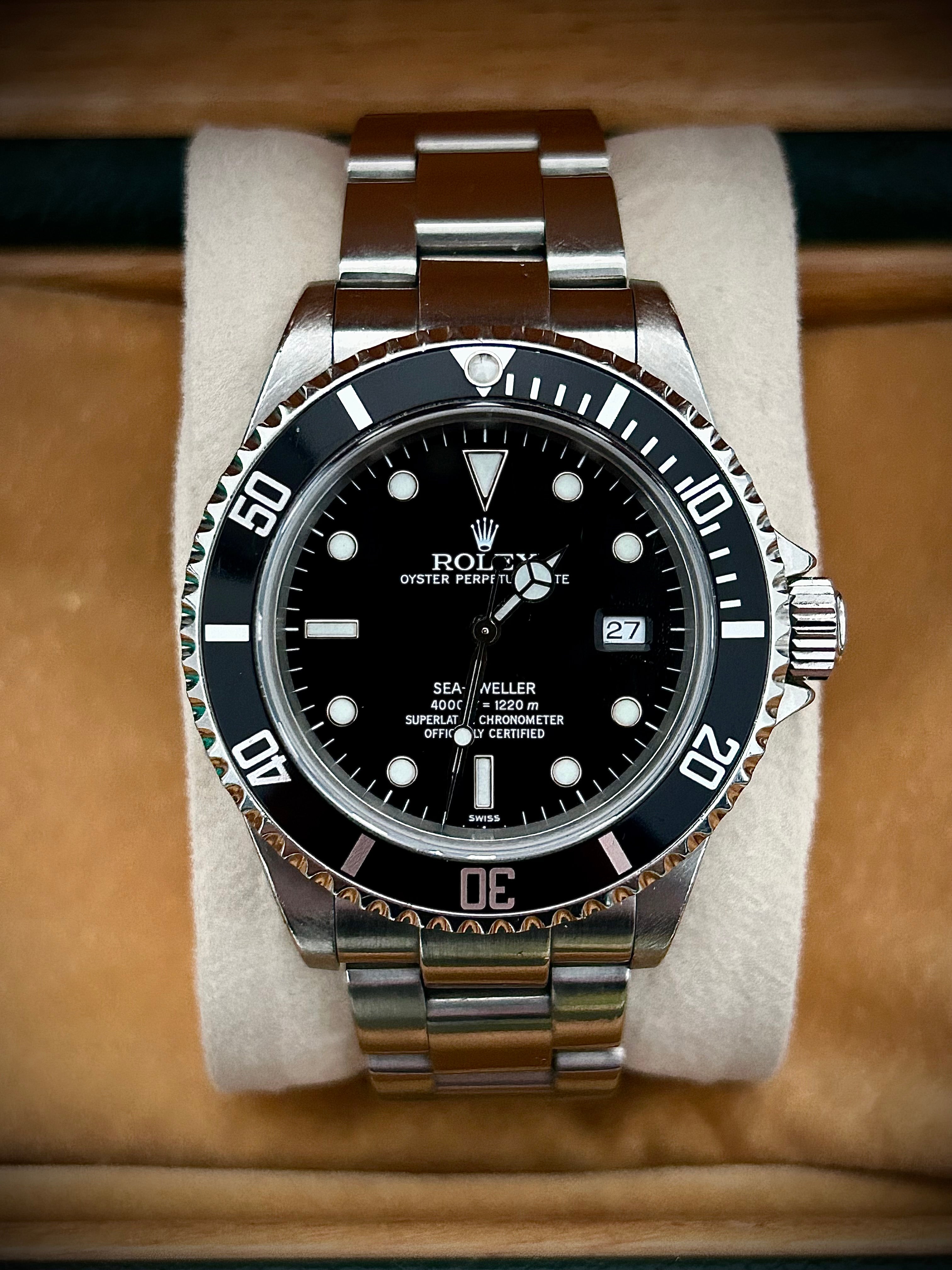 1999 ROLEX SEA-DWELLER 16600, SWISS ONLY, FULL SET, INC GST