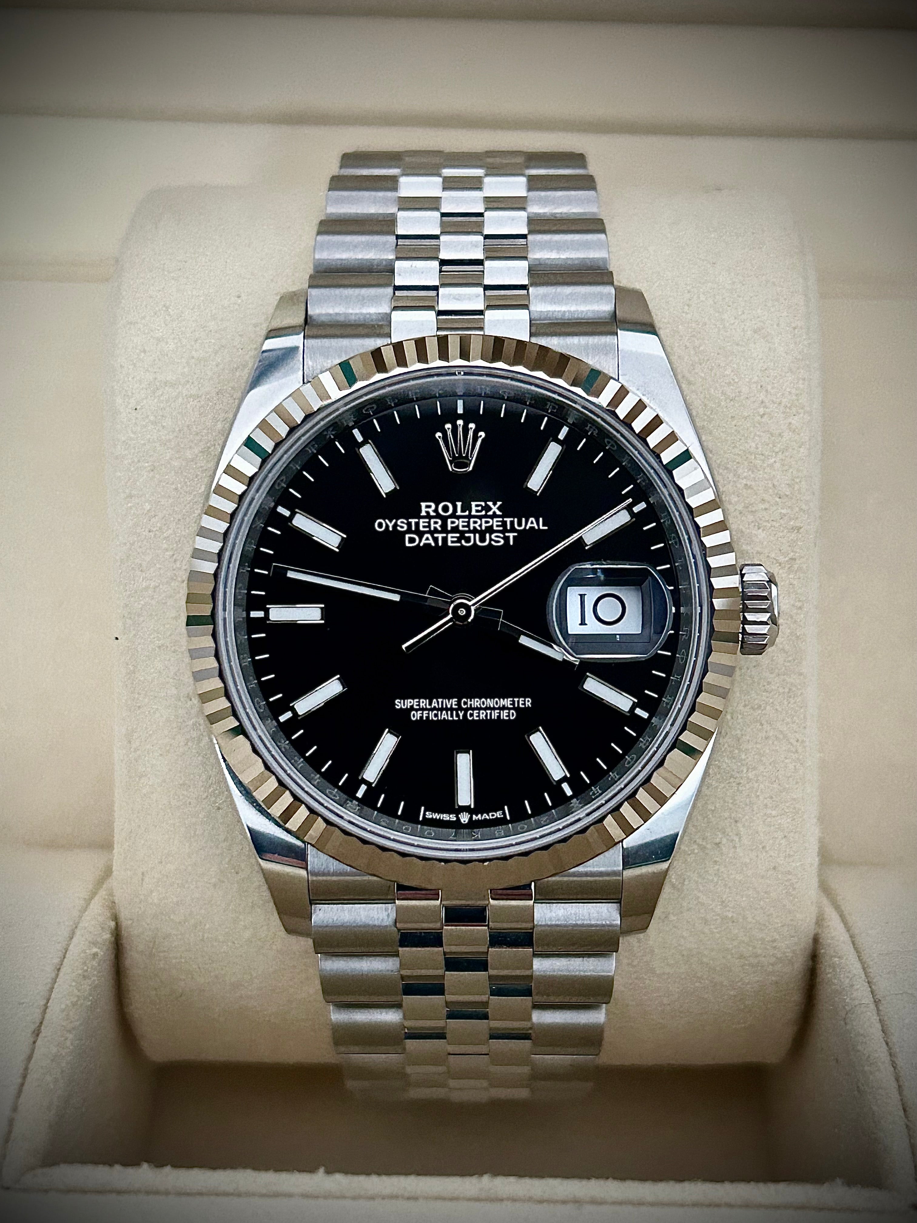 2024 ROLEX DATEJUST 36, 126234, FULL SET, INC GST