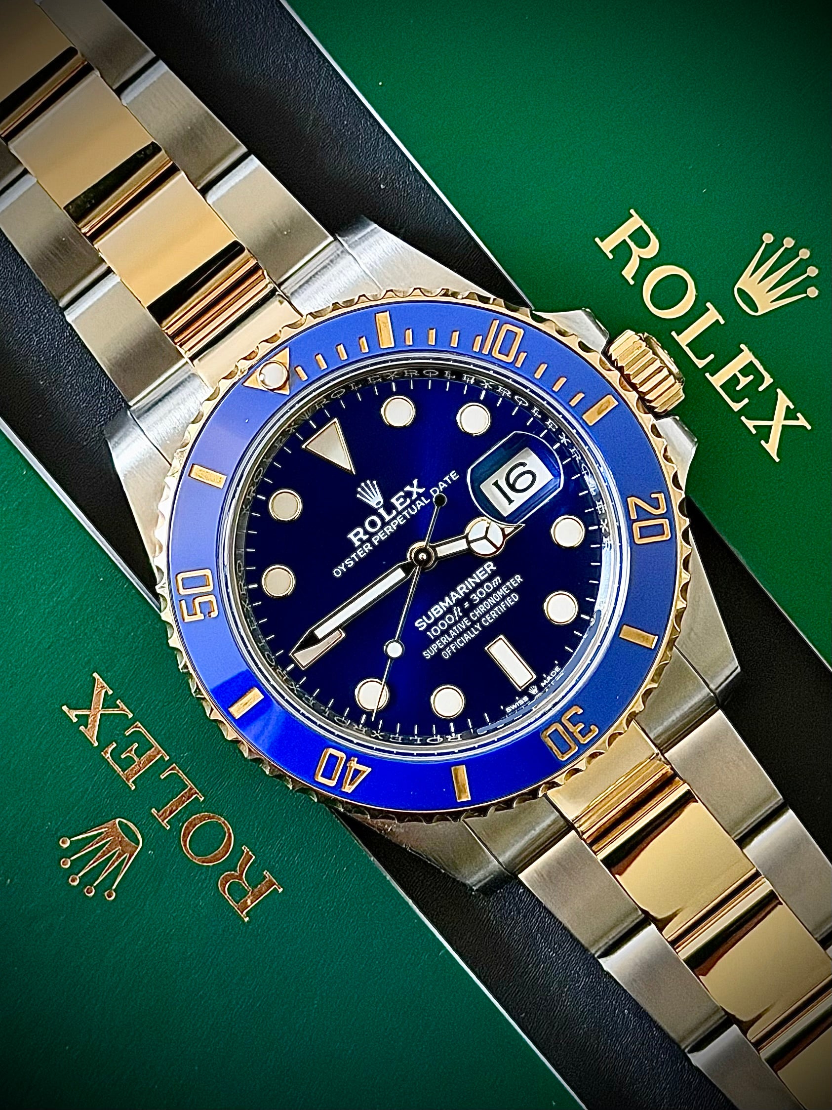 2023 ROLEX SUBMARINER DATE “BLUESY”, 126613LB, FULL SET, INC GST