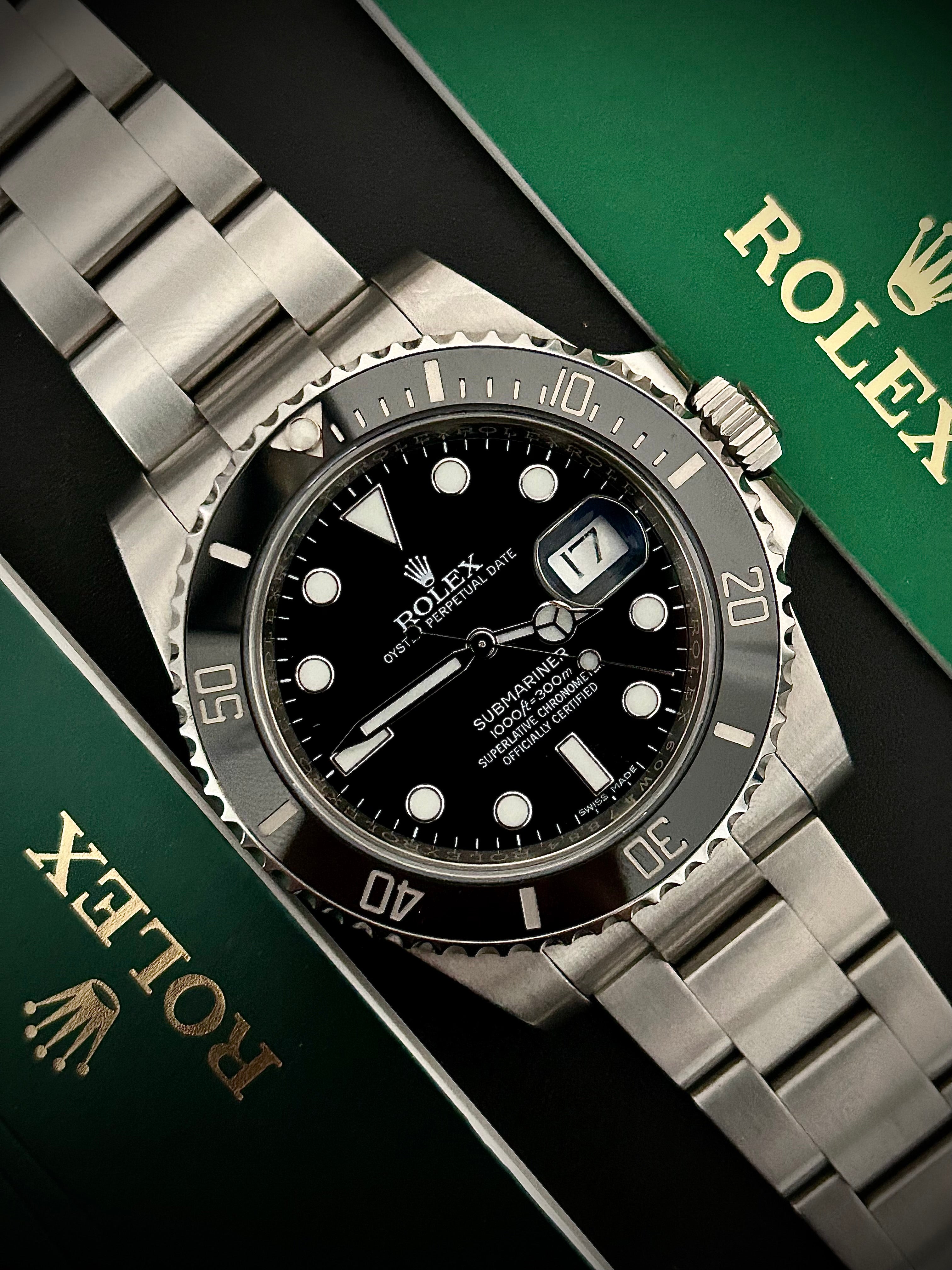 2017 ROLEX SUBMARINER DATE 116610LN, FULL SET, INC GST