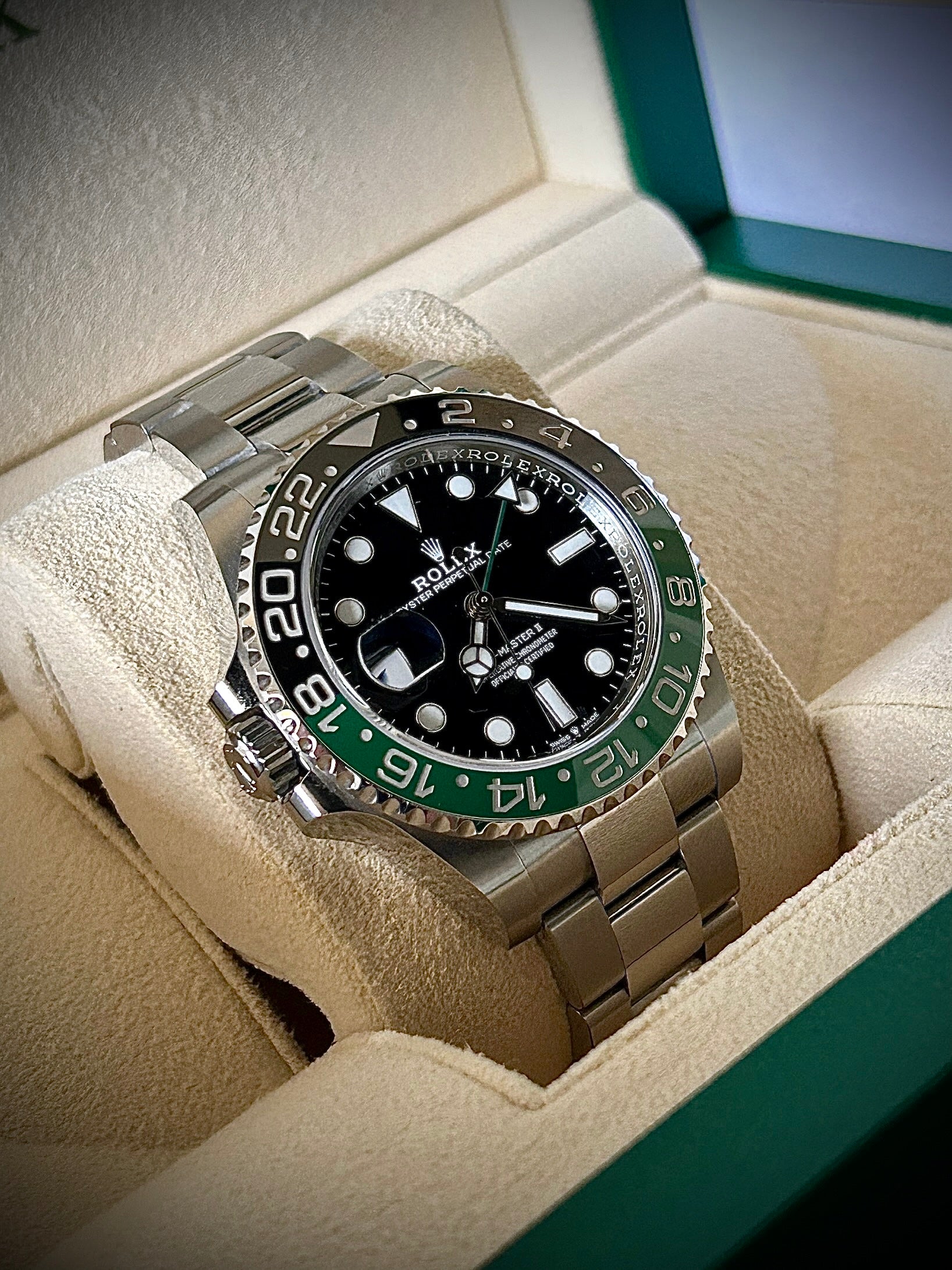 2024 ROLEX GMT-MASTER II “SPRITE”, FULL SET, INC GST