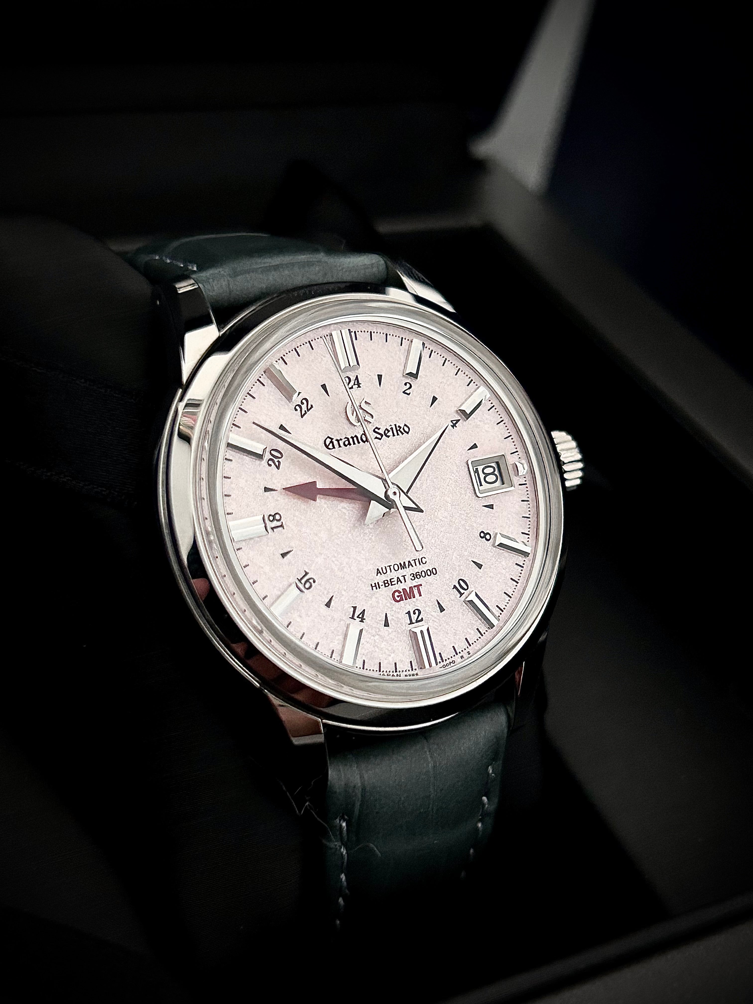 2022 GRAND SEIKO PINK FLANNEL FLOWER, 1 OF 50, SBGJ269, FULL SET, INC GST