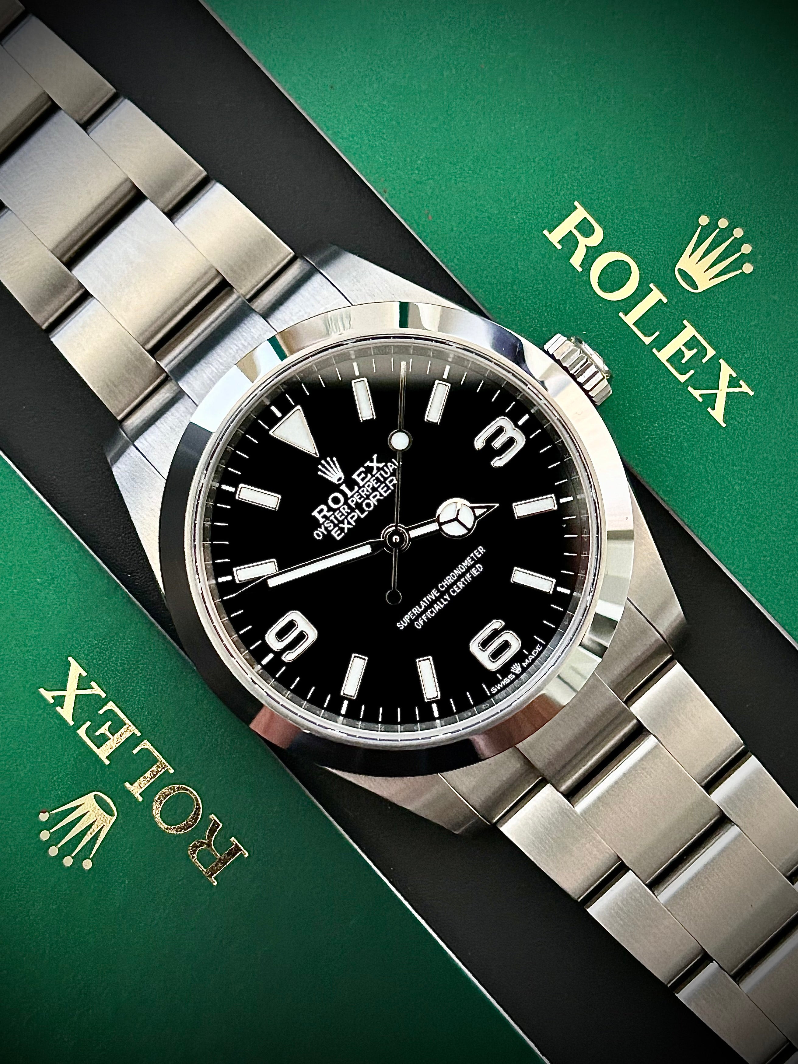 2024 ROLEX EXPLORER 40, 224270, FULL SET, INC GST