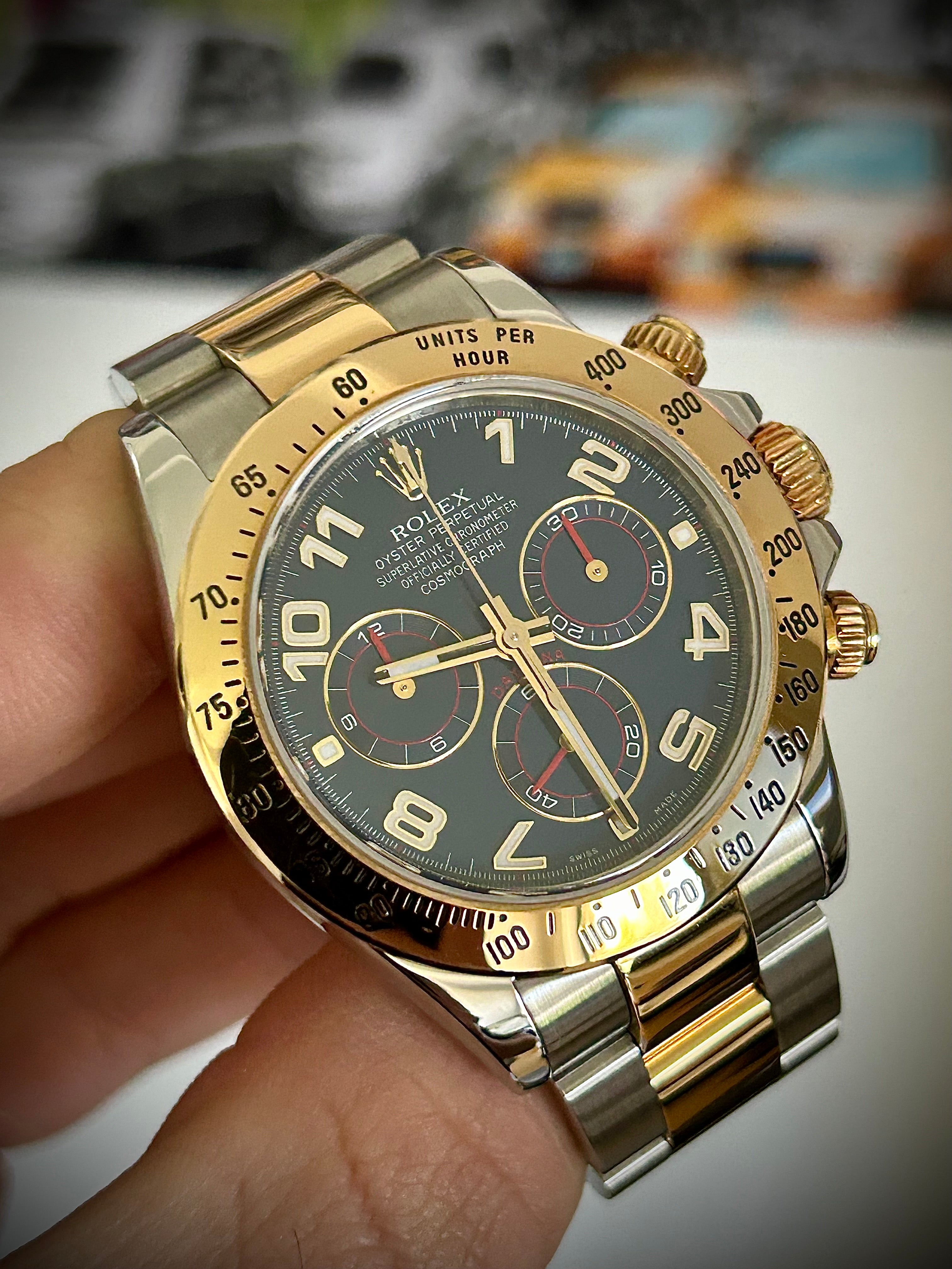 2017 ROLEX COSMOGRAPH DAYTONA, BLUE MASERATI DIAL 116523, FULL SET, INC GST