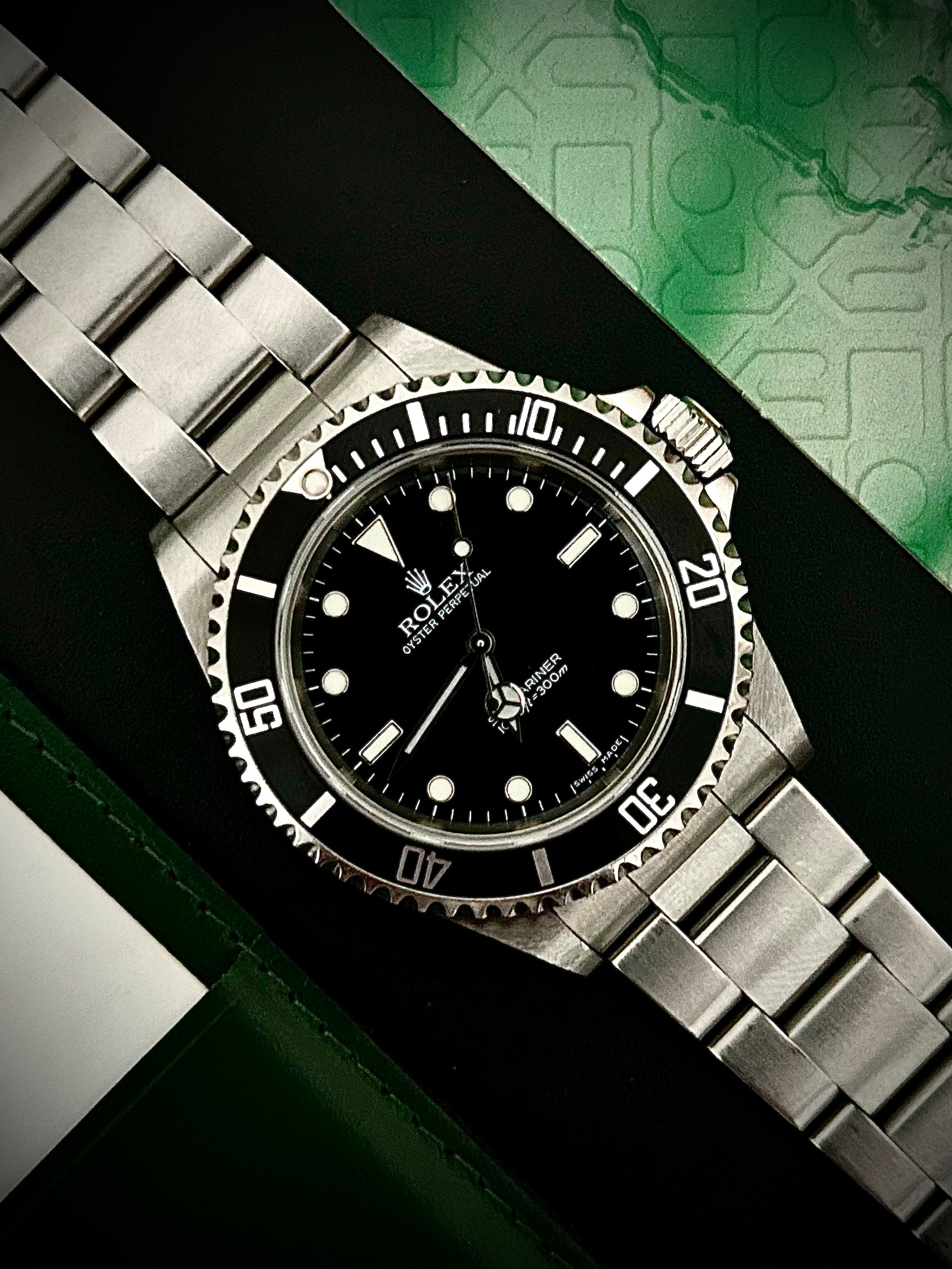 2006 ROLEX SUBMARINER NO-DATE 14060M, FULL SET