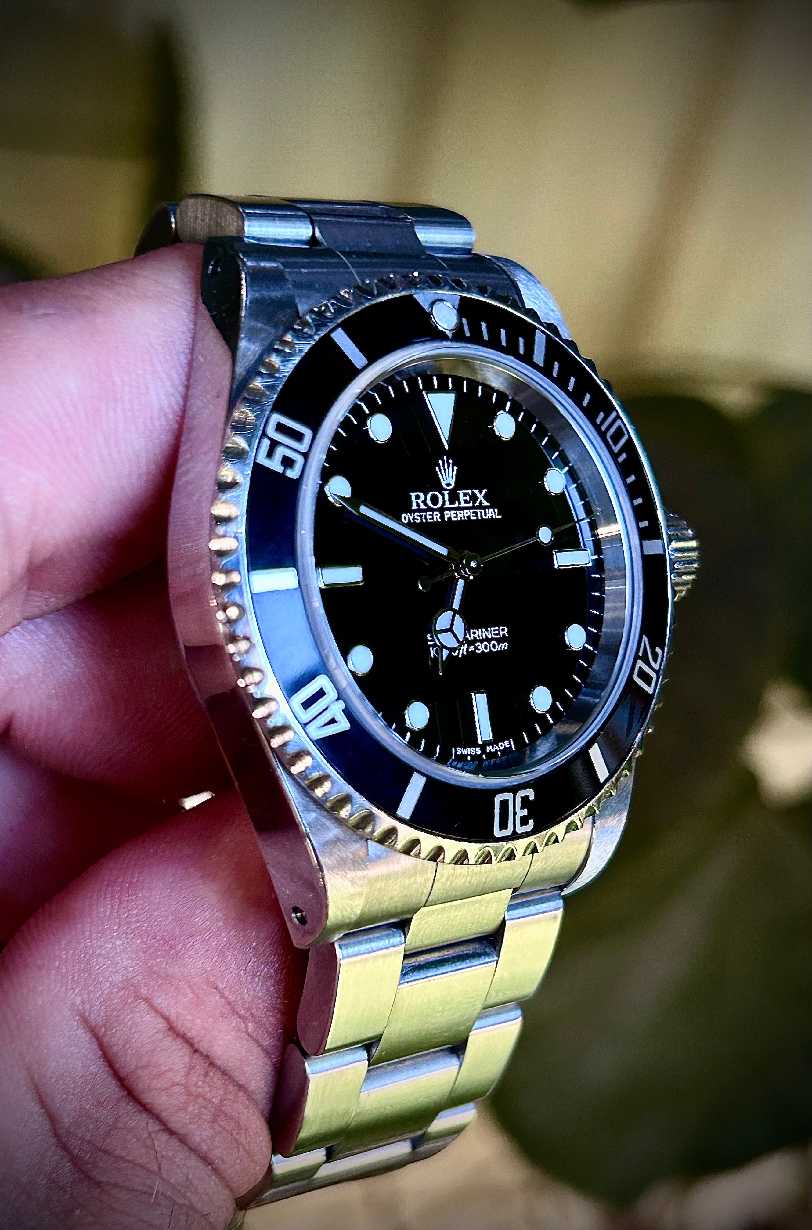 2006 ROLEX SUBMARINER NO-DATE 14060M, FULL SET