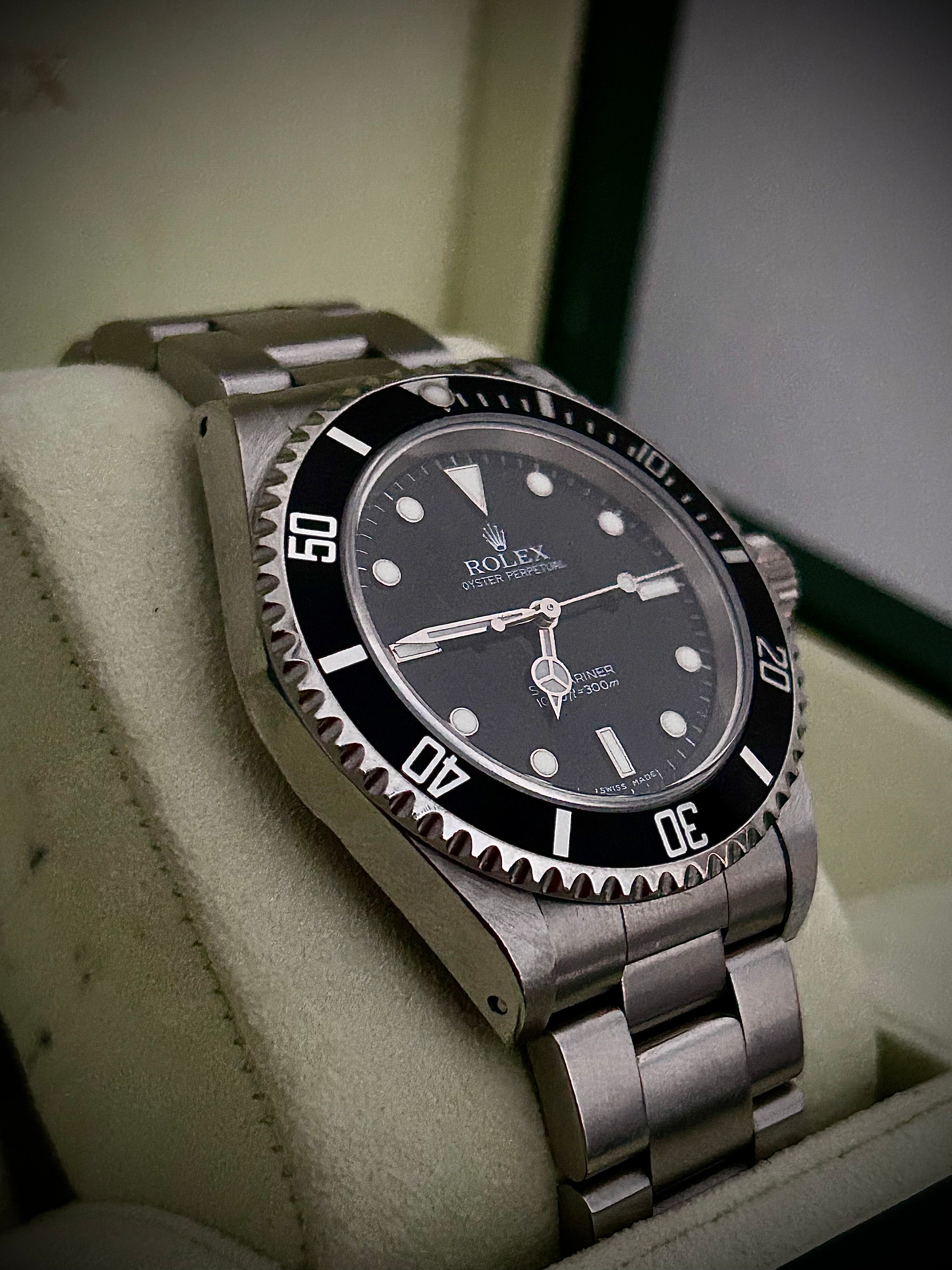 2006 ROLEX SUBMARINER NO-DATE 14060M, FULL SET