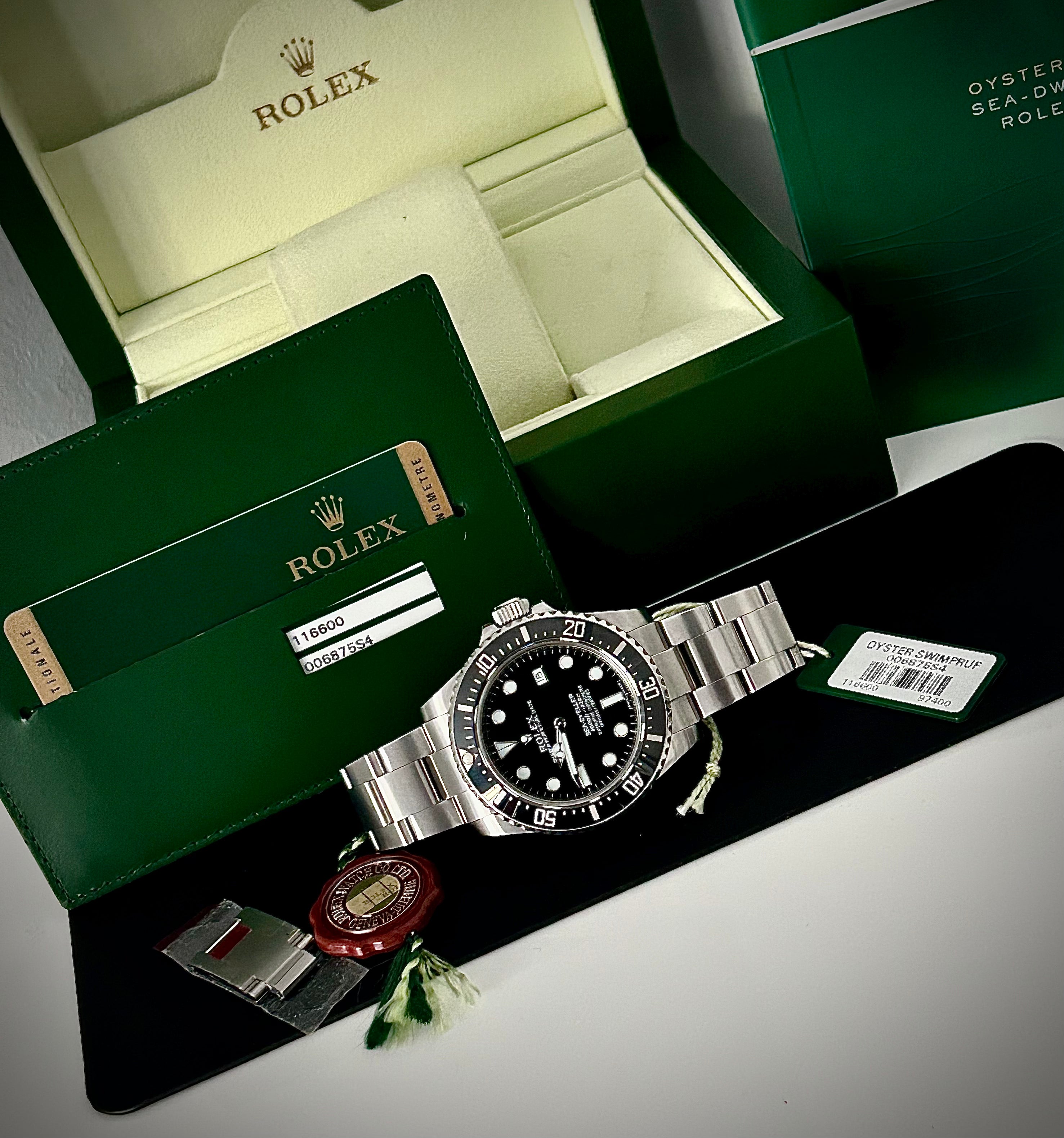 2014 ROLEX SEA-DWELLER 4000, FULL SET, 116600