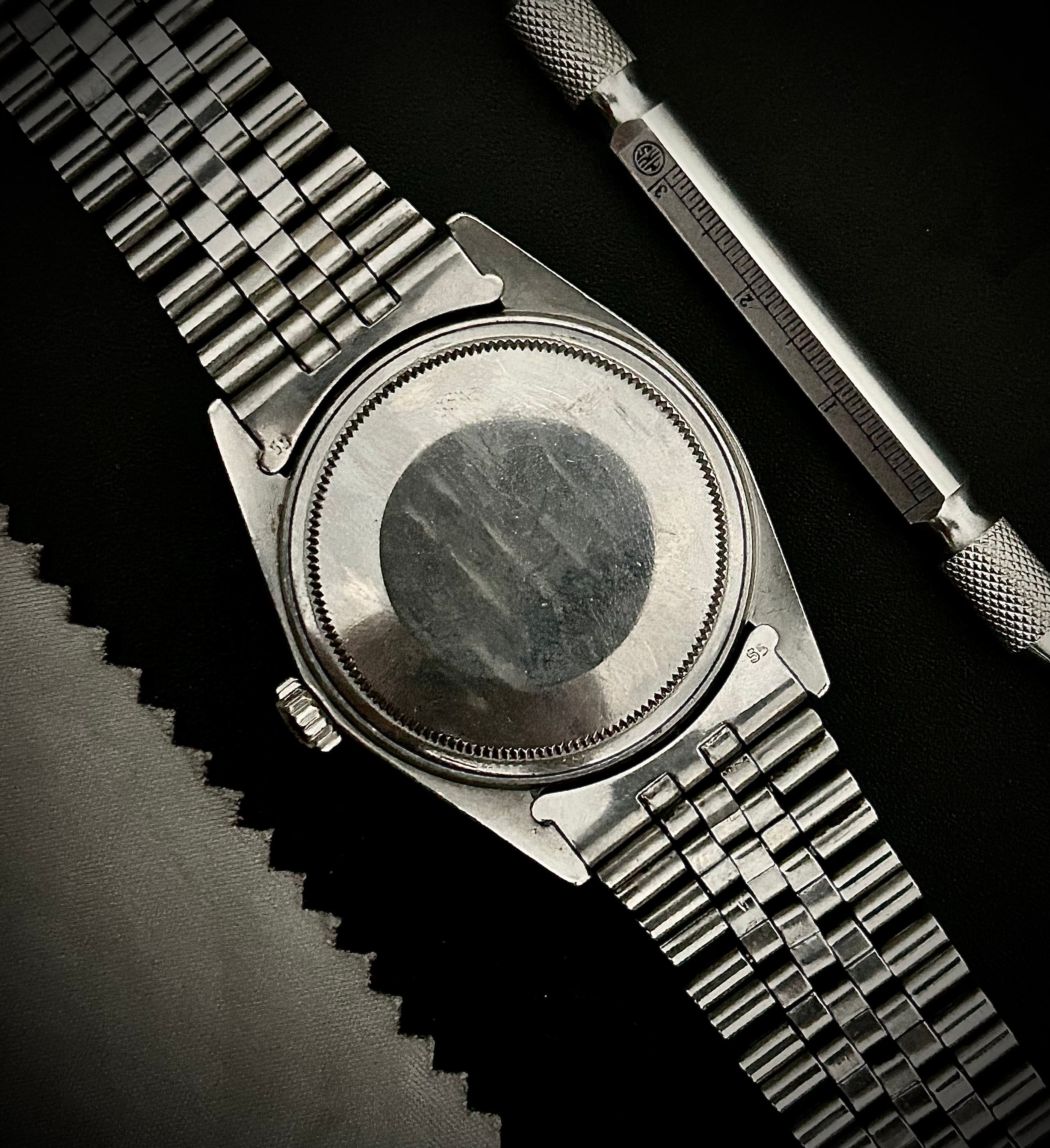 CIRCA 1970s ROLEX DATEJUST 36, 1601, WATCH ONLY