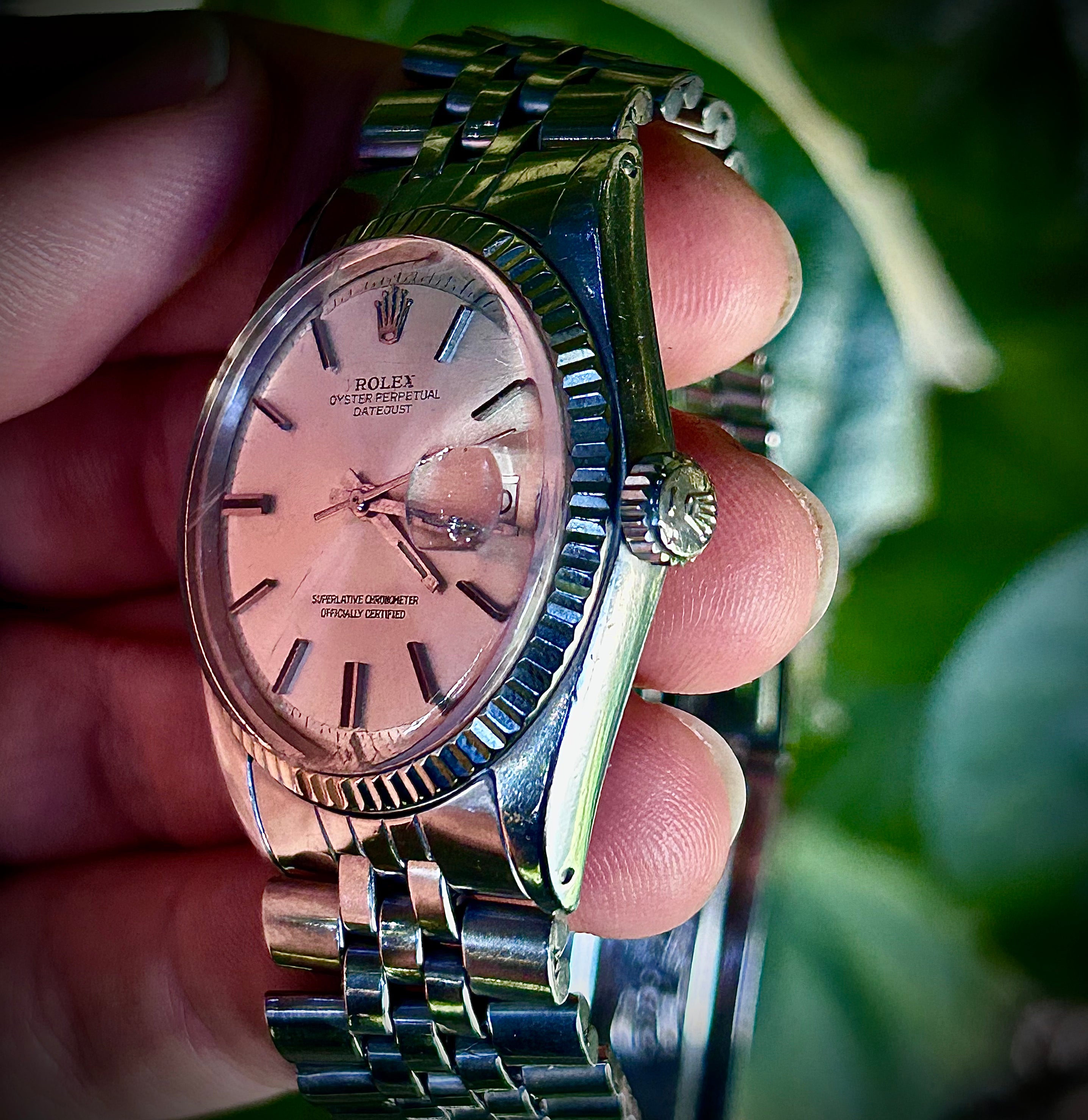 CIRCA 1970s ROLEX DATEJUST 36, 1601, WATCH ONLY