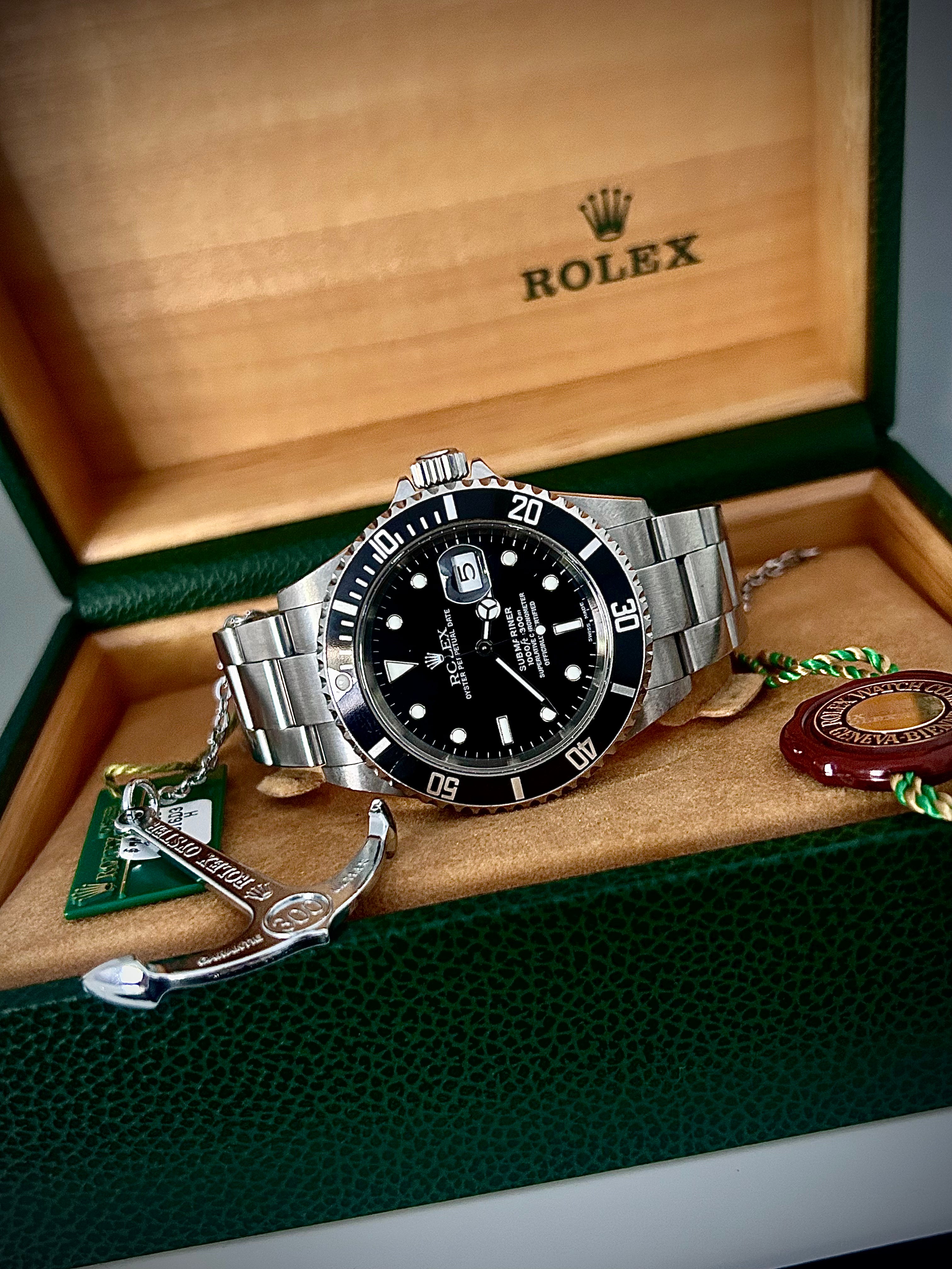 2003 ROLEX SUBMARINER DATE, 16610, FULL SET