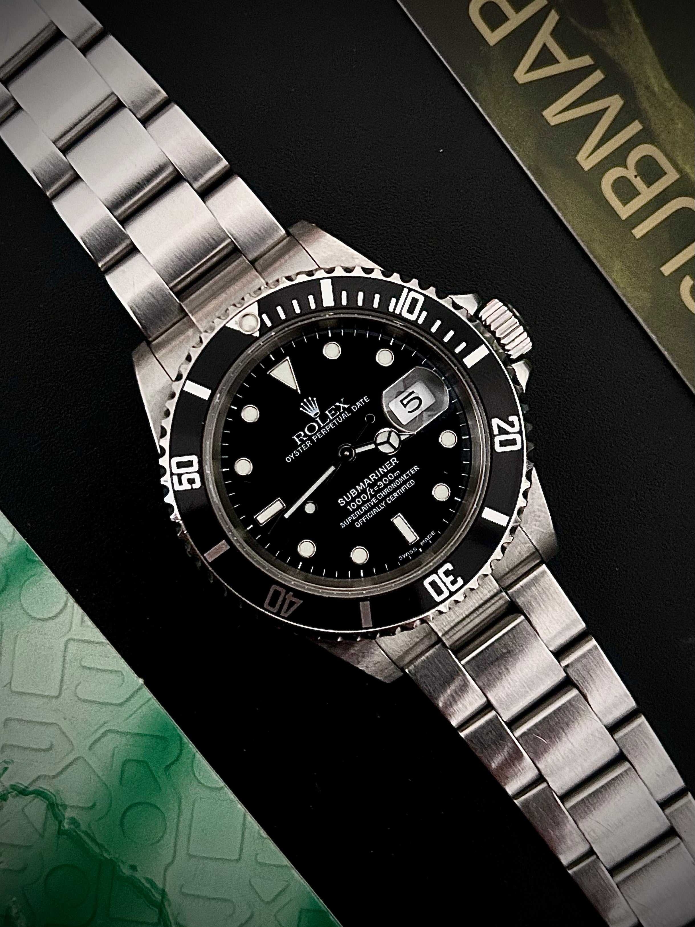 2003 ROLEX SUBMARINER DATE, 16610, FULL SET