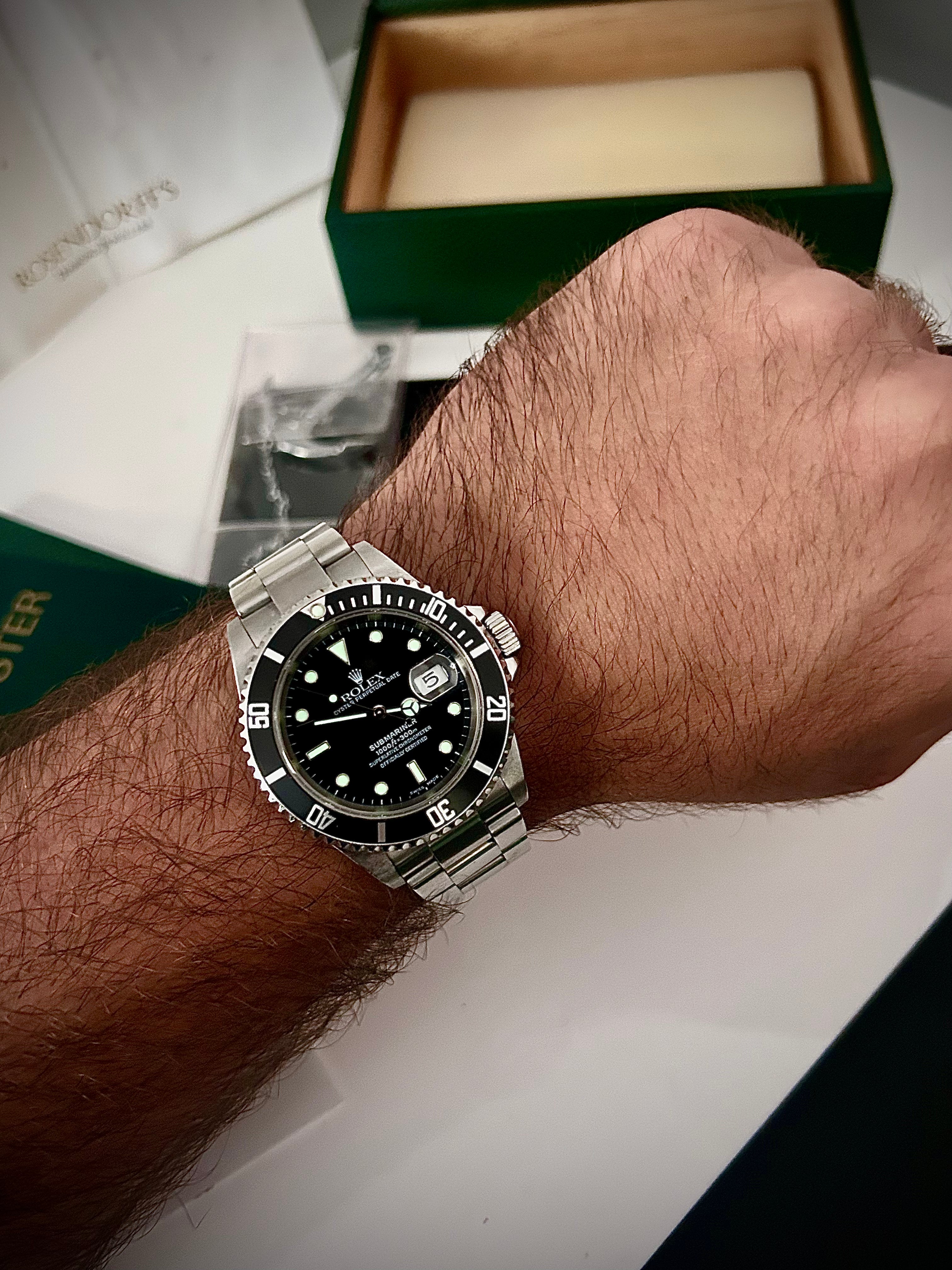 2003 ROLEX SUBMARINER DATE, 16610, FULL SET