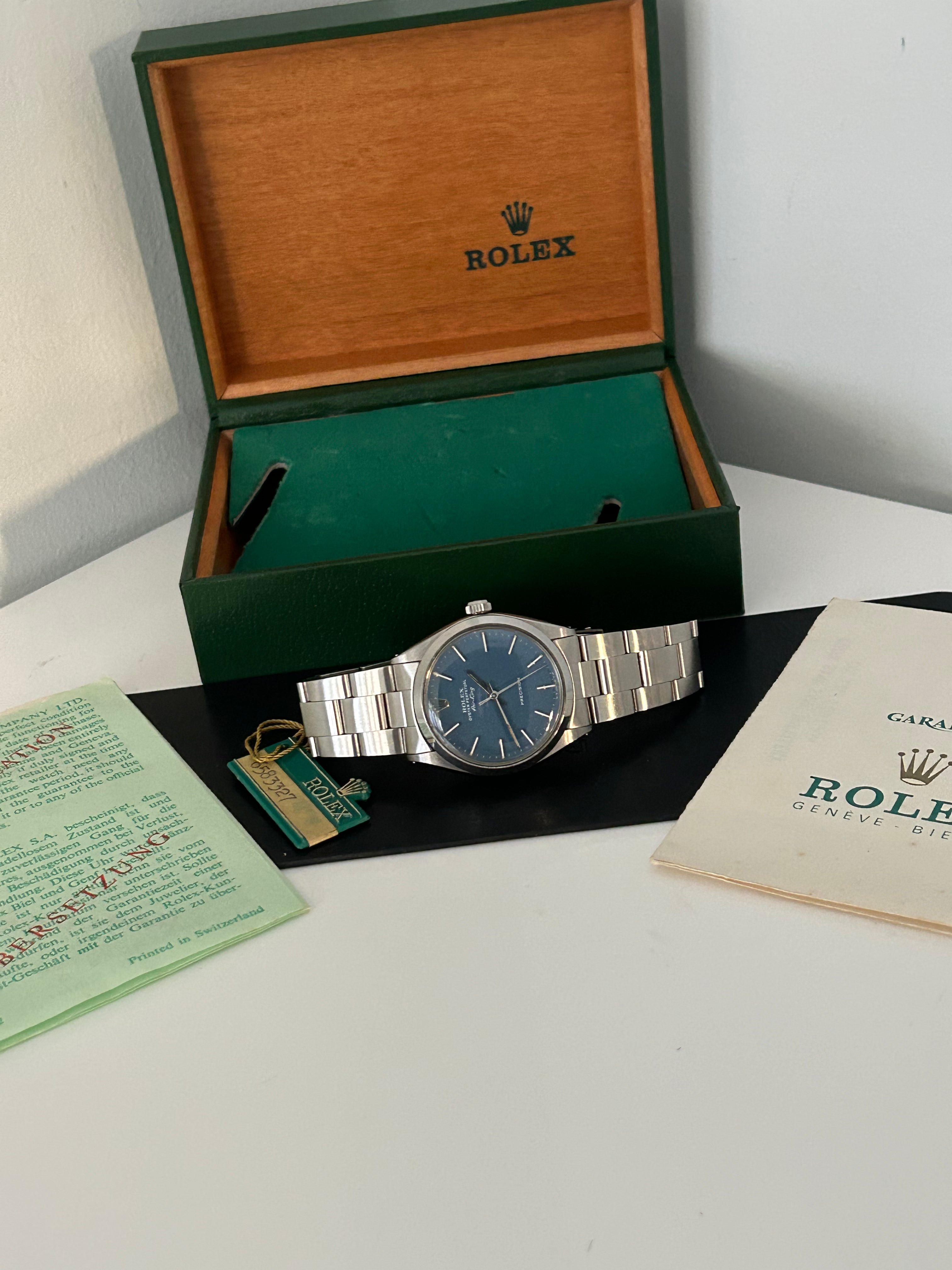 1981 ROLEX AIR KING, 5500, COLLECTORS SET