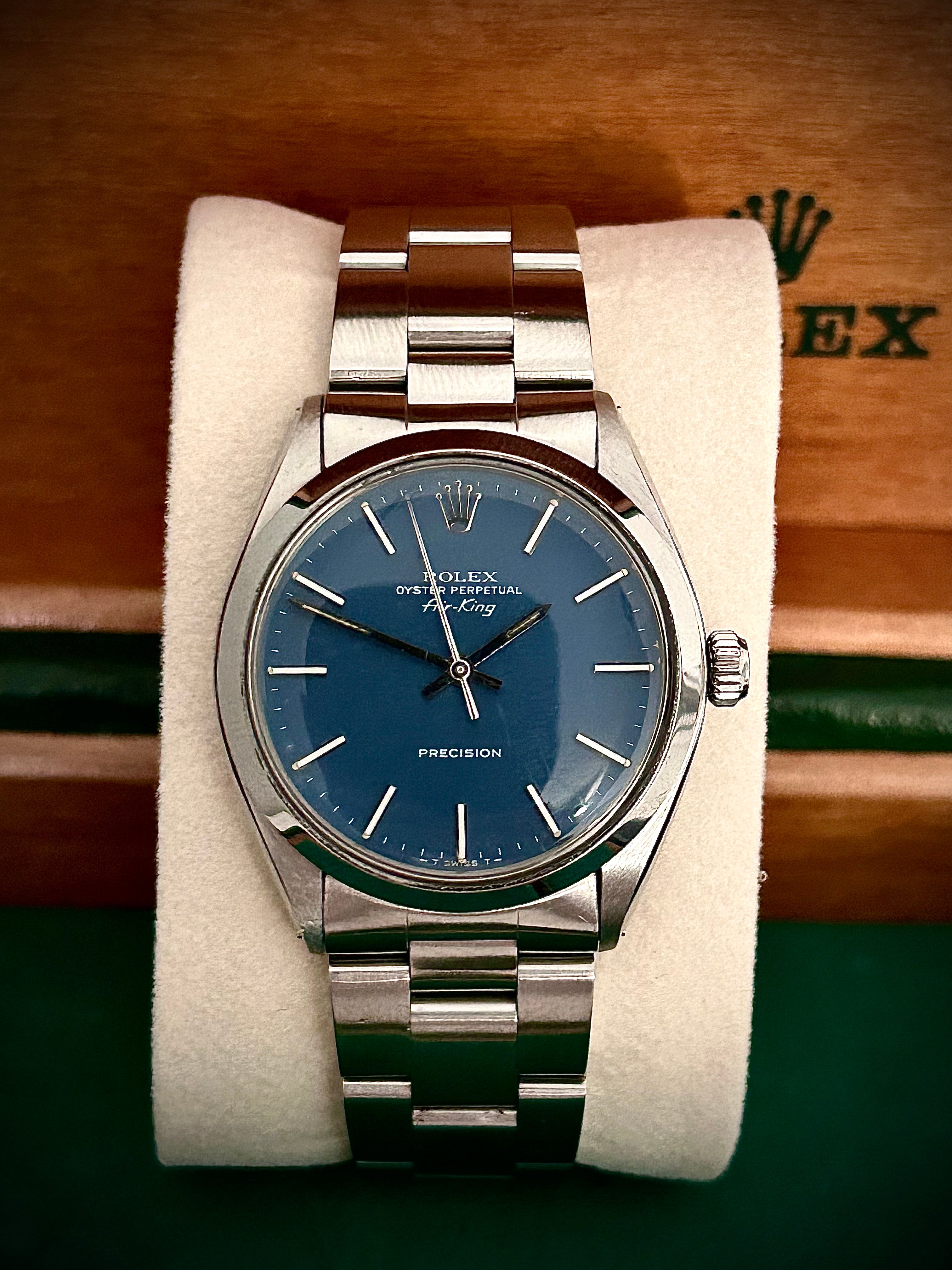 1981 ROLEX AIR KING, 5500, COLLECTORS SET