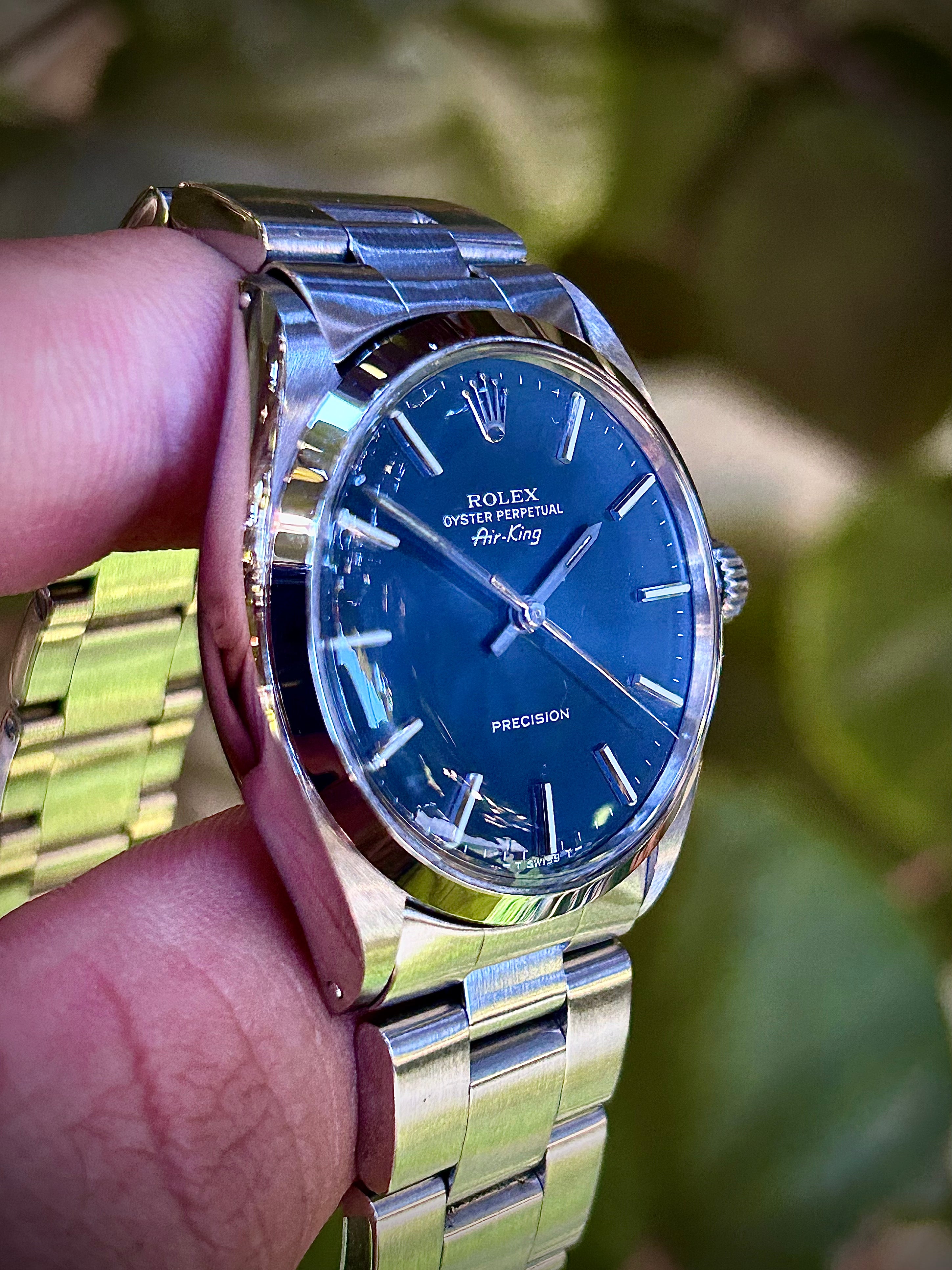 1981 ROLEX AIR KING, 5500, COLLECTORS SET