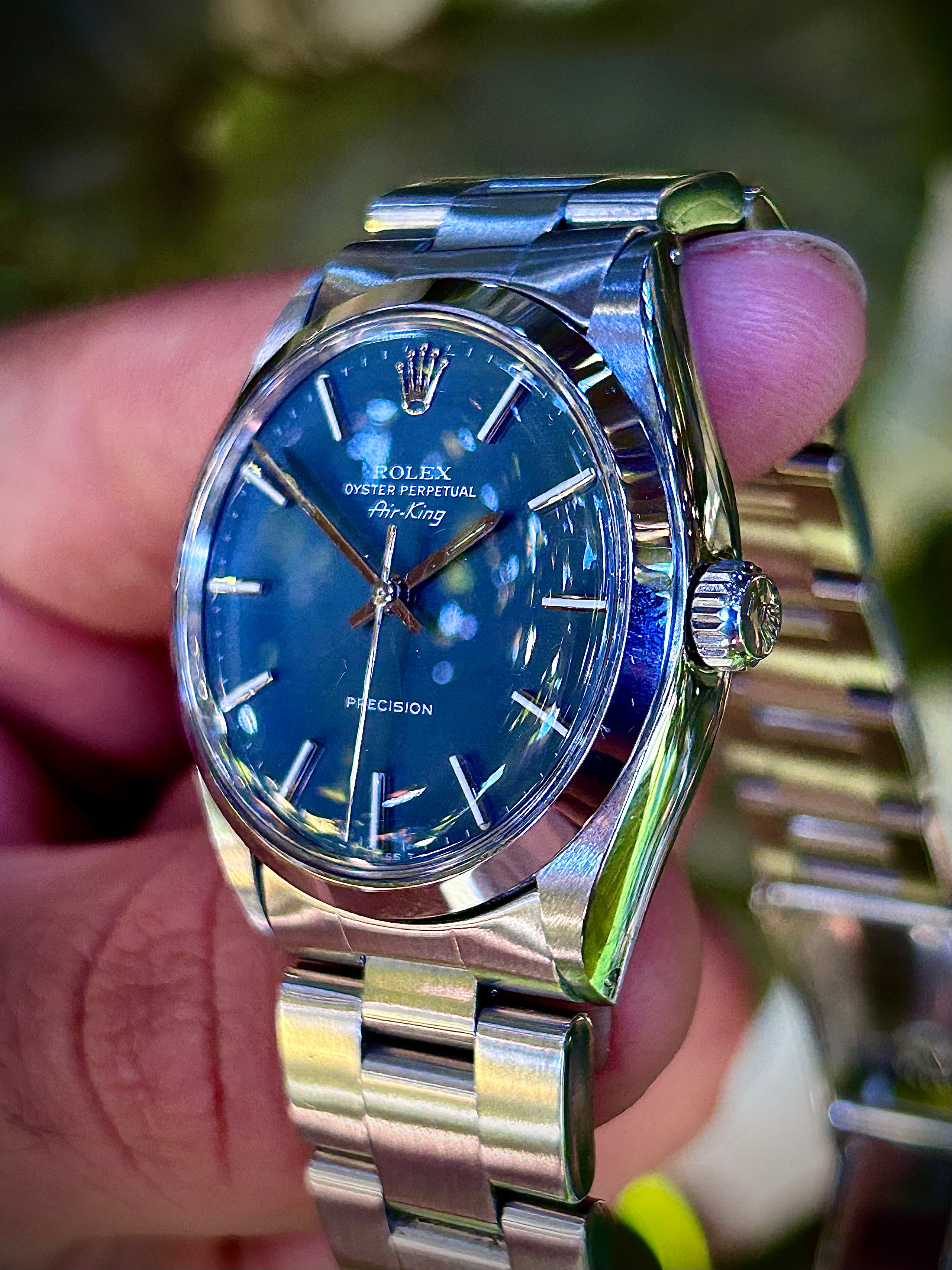 1981 ROLEX AIR KING, 5500, COLLECTORS SET