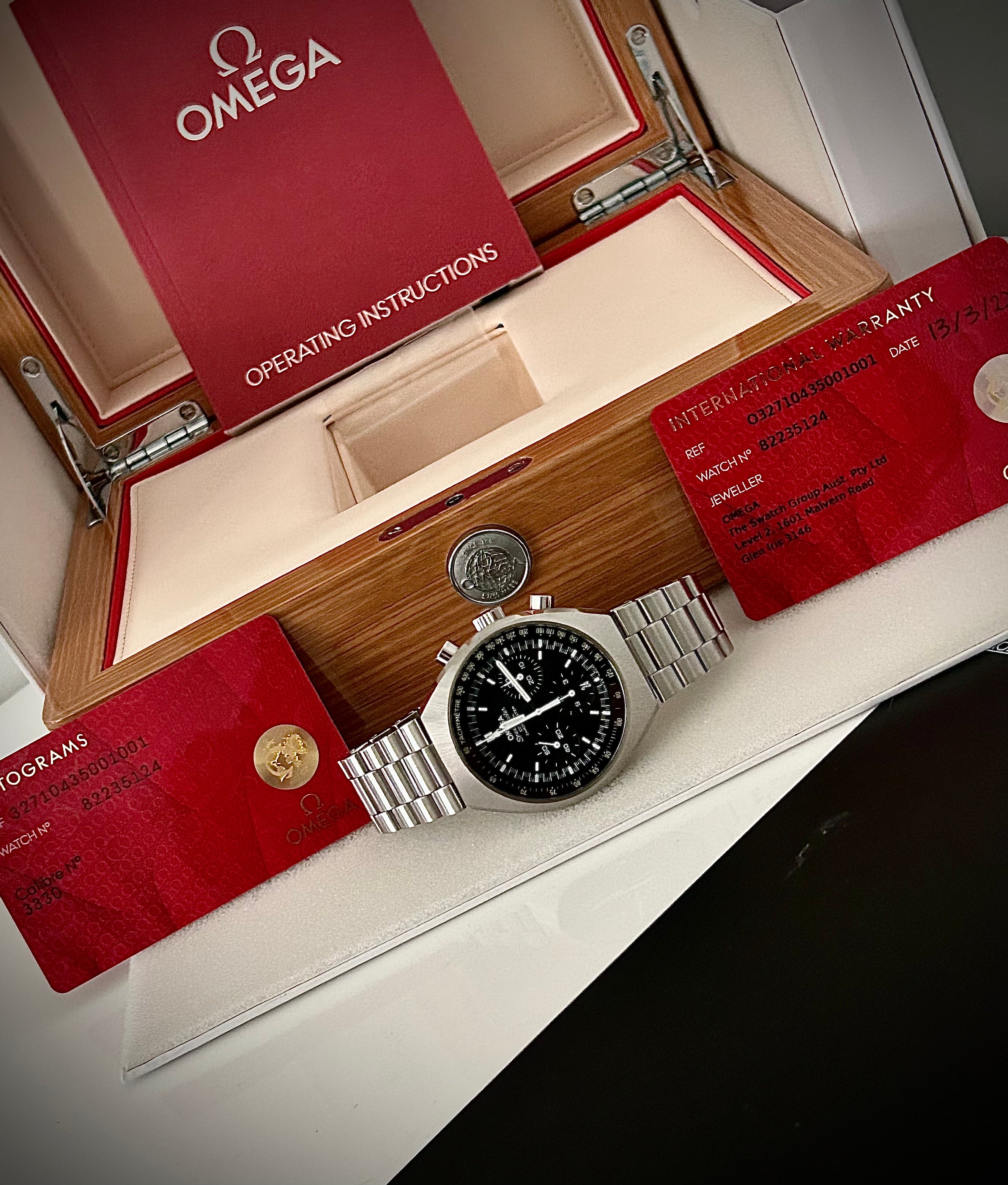 2022 OMEGA SPEEDMASTER MARK II, FULL SET