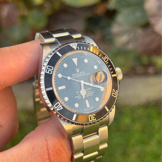 2007 ROLEX SUBMARINER DATE "NO HOLES", FULL SET, 16610