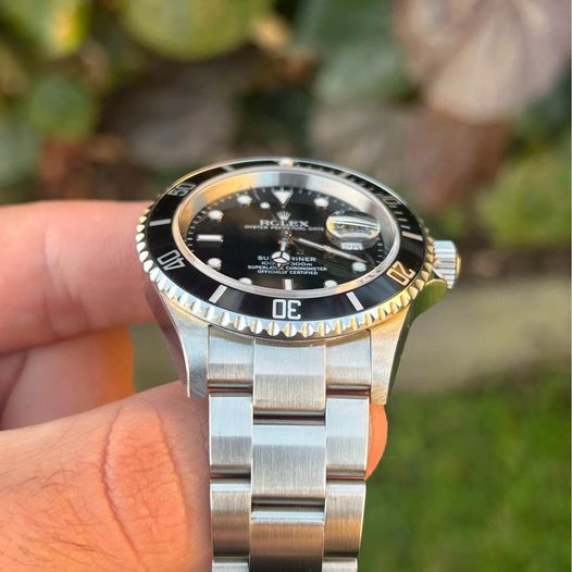 2007 ROLEX SUBMARINER DATE "NO HOLES", FULL SET, 16610